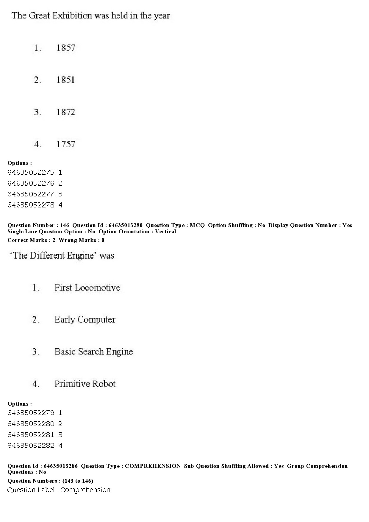 UGC NET Museology and Conservation Question Paper June 2019 143