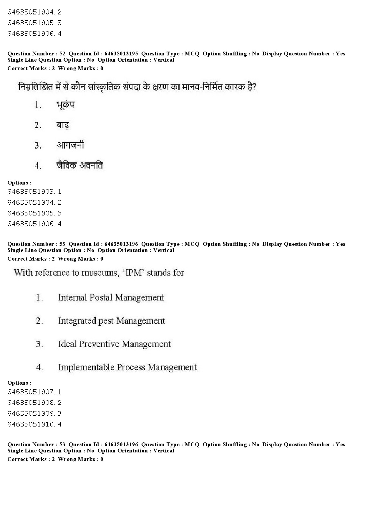 UGC NET Museology and Conservation Question Paper June 2019 35