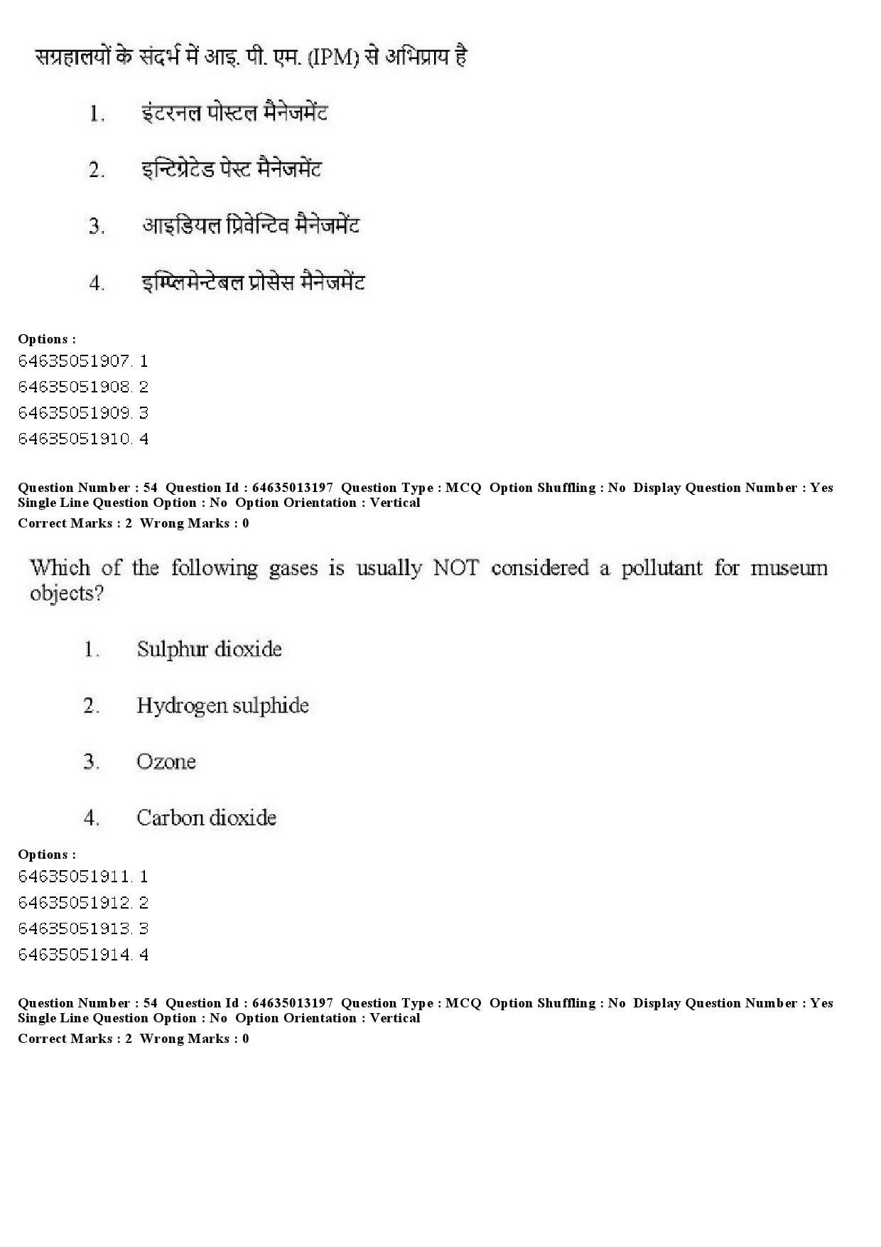 UGC NET Museology and Conservation Question Paper June 2019 36