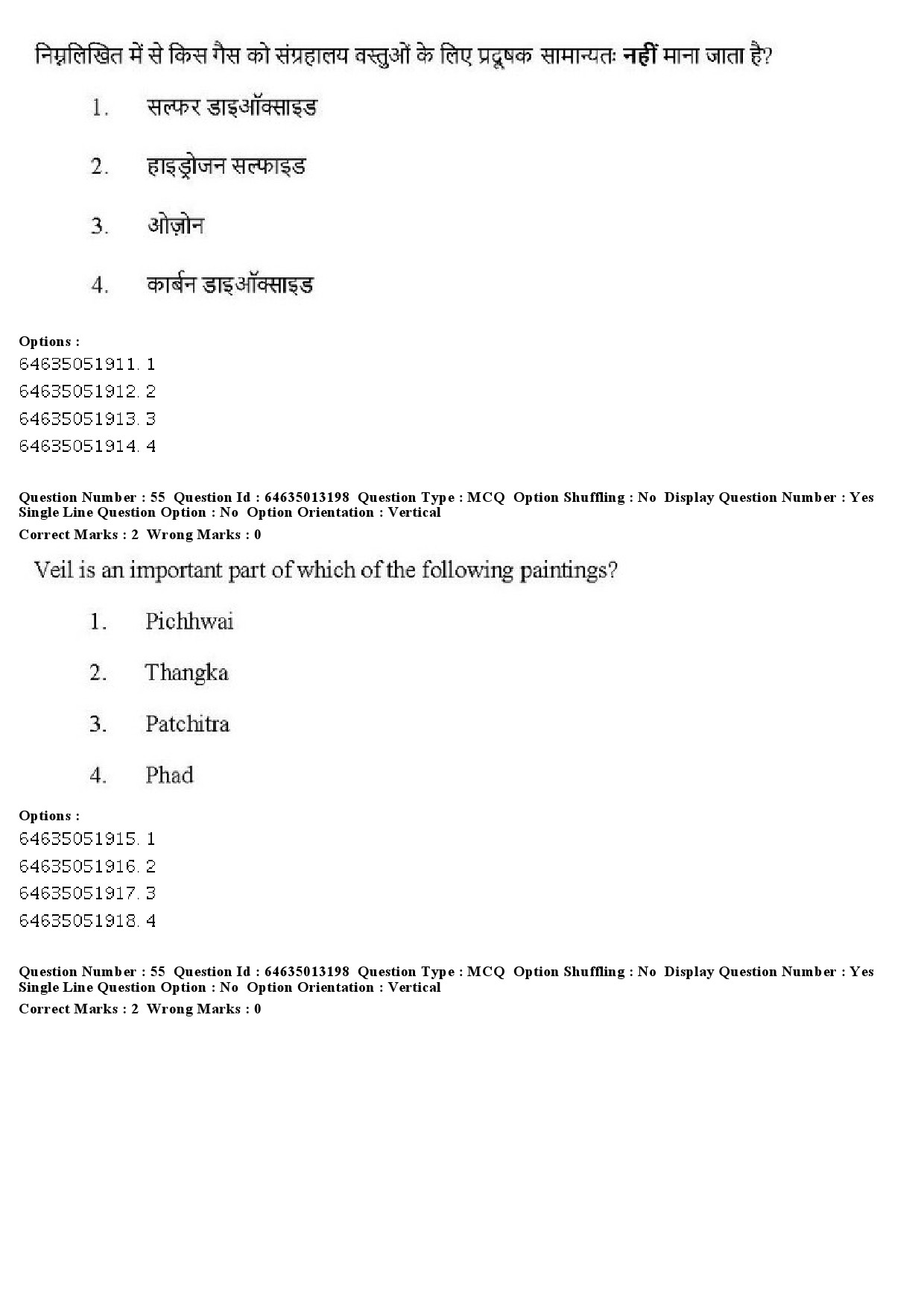 UGC NET Museology and Conservation Question Paper June 2019 37