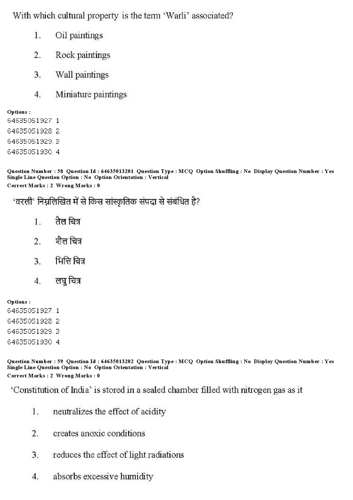 UGC NET Museology and Conservation Question Paper June 2019 40