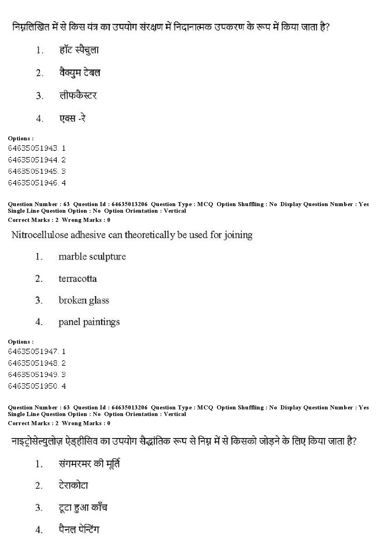 UGC NET Museology and Conservation Question Paper June 2019 44