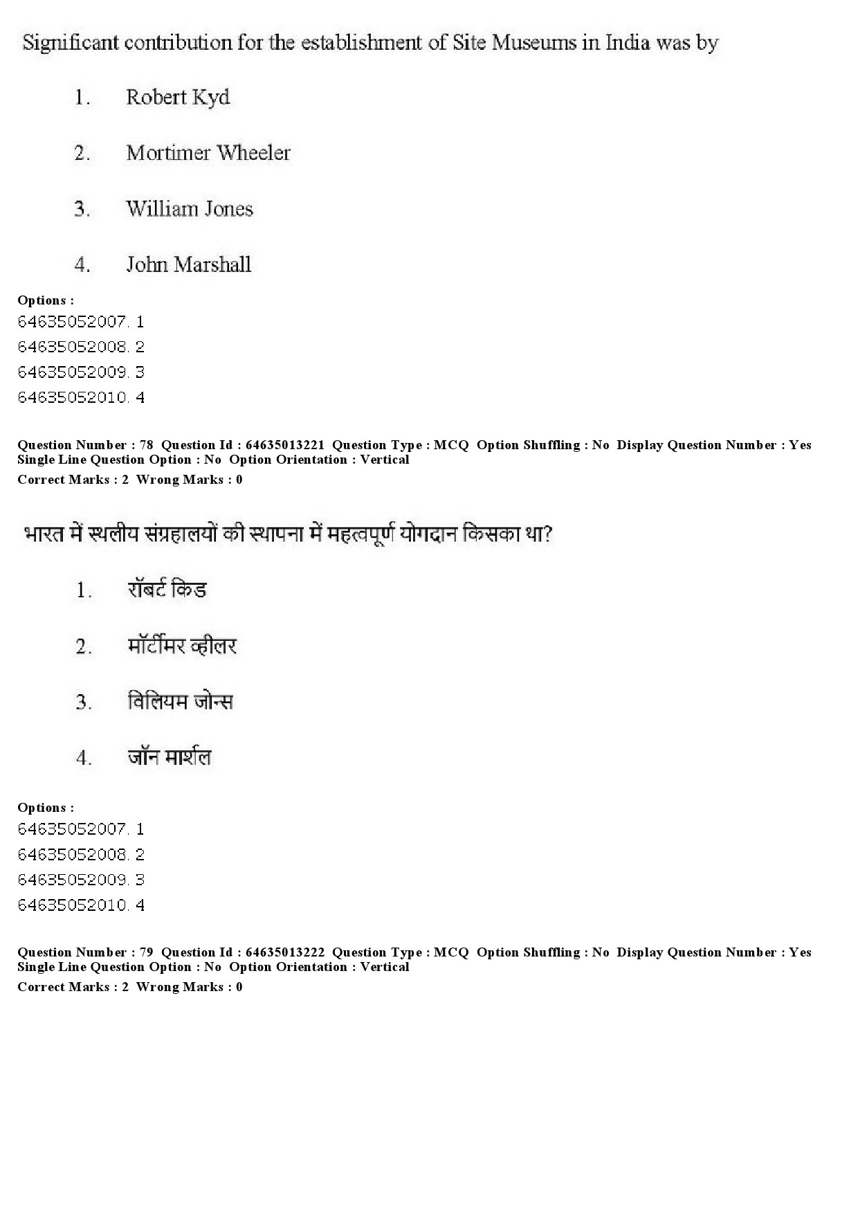 UGC NET Museology and Conservation Question Paper June 2019 59