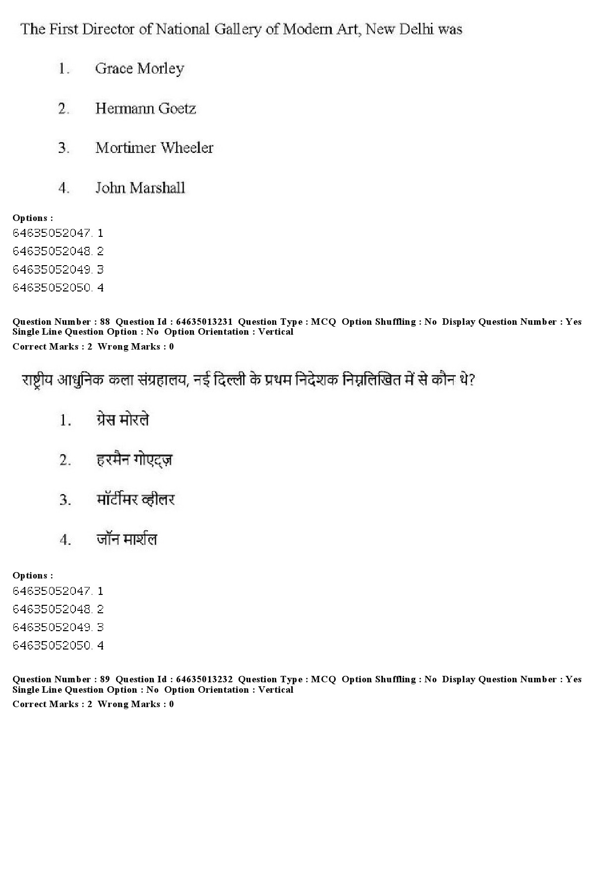 UGC NET Museology and Conservation Question Paper June 2019 69