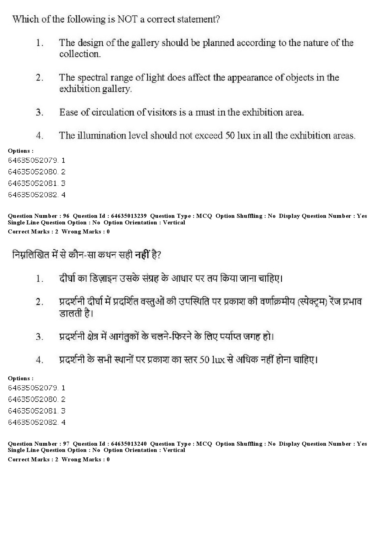 UGC NET Museology and Conservation Question Paper June 2019 77