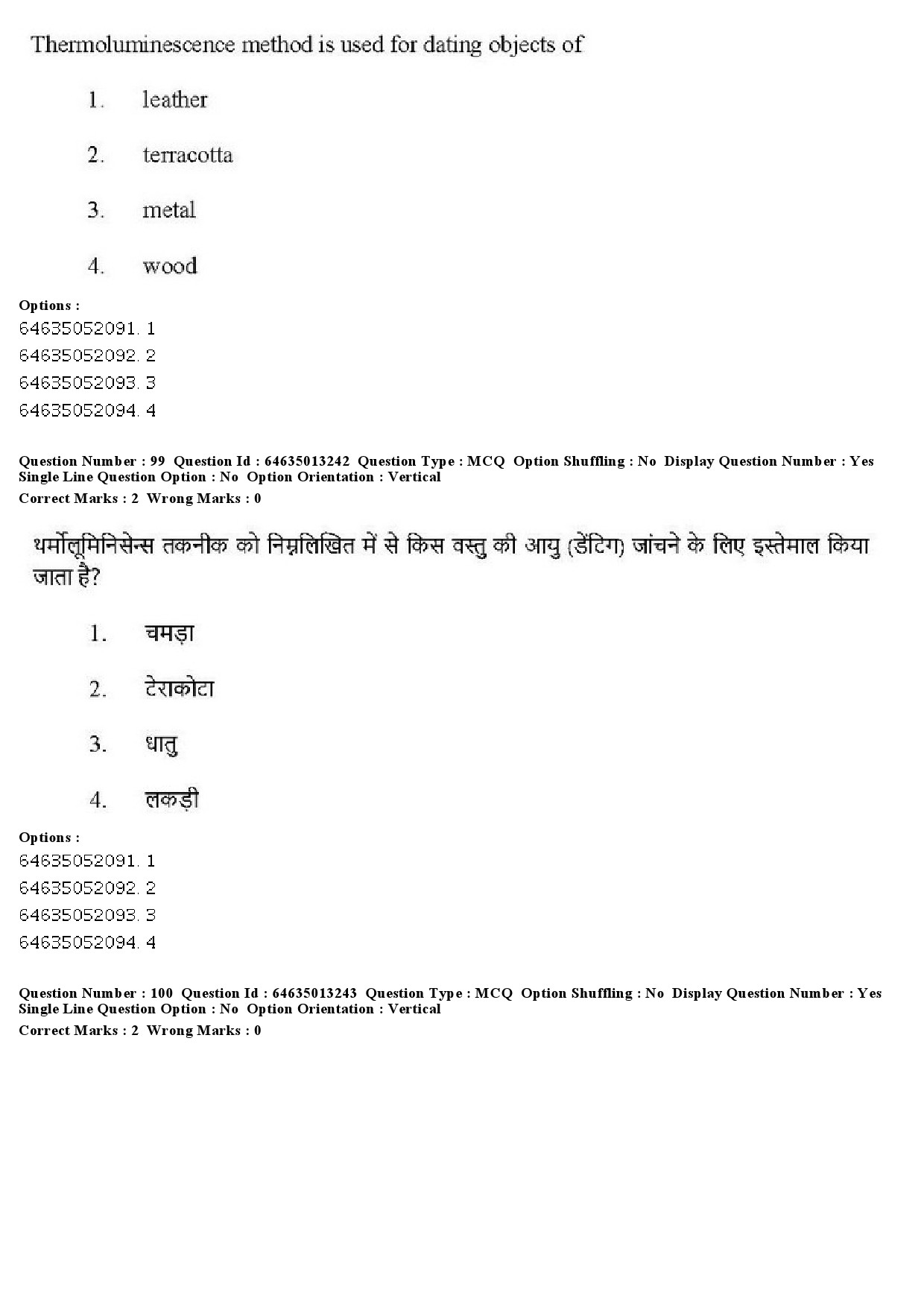 UGC NET Museology and Conservation Question Paper June 2019 80