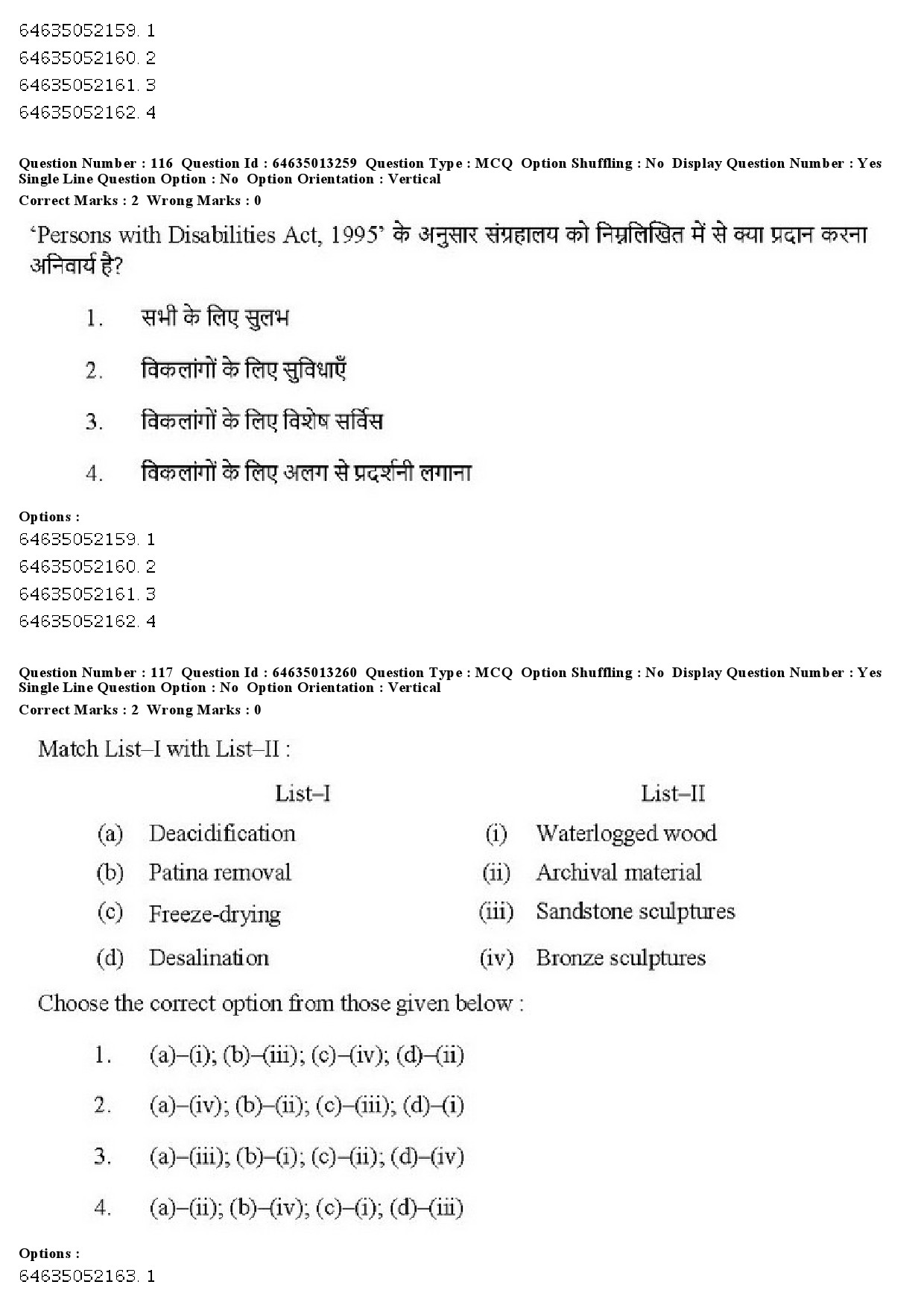 UGC NET Museology and Conservation Question Paper June 2019 97