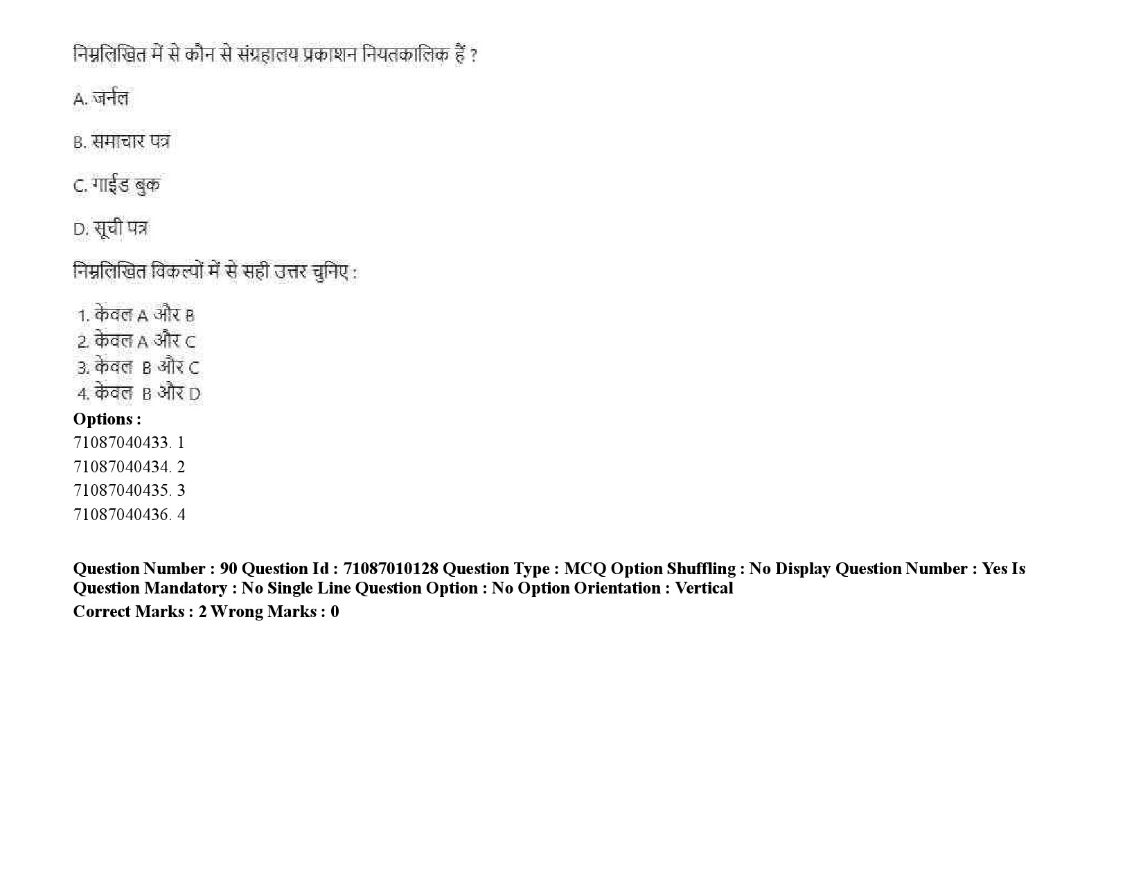 UGC NET Museology and Conservation Question Paper September 2020 121