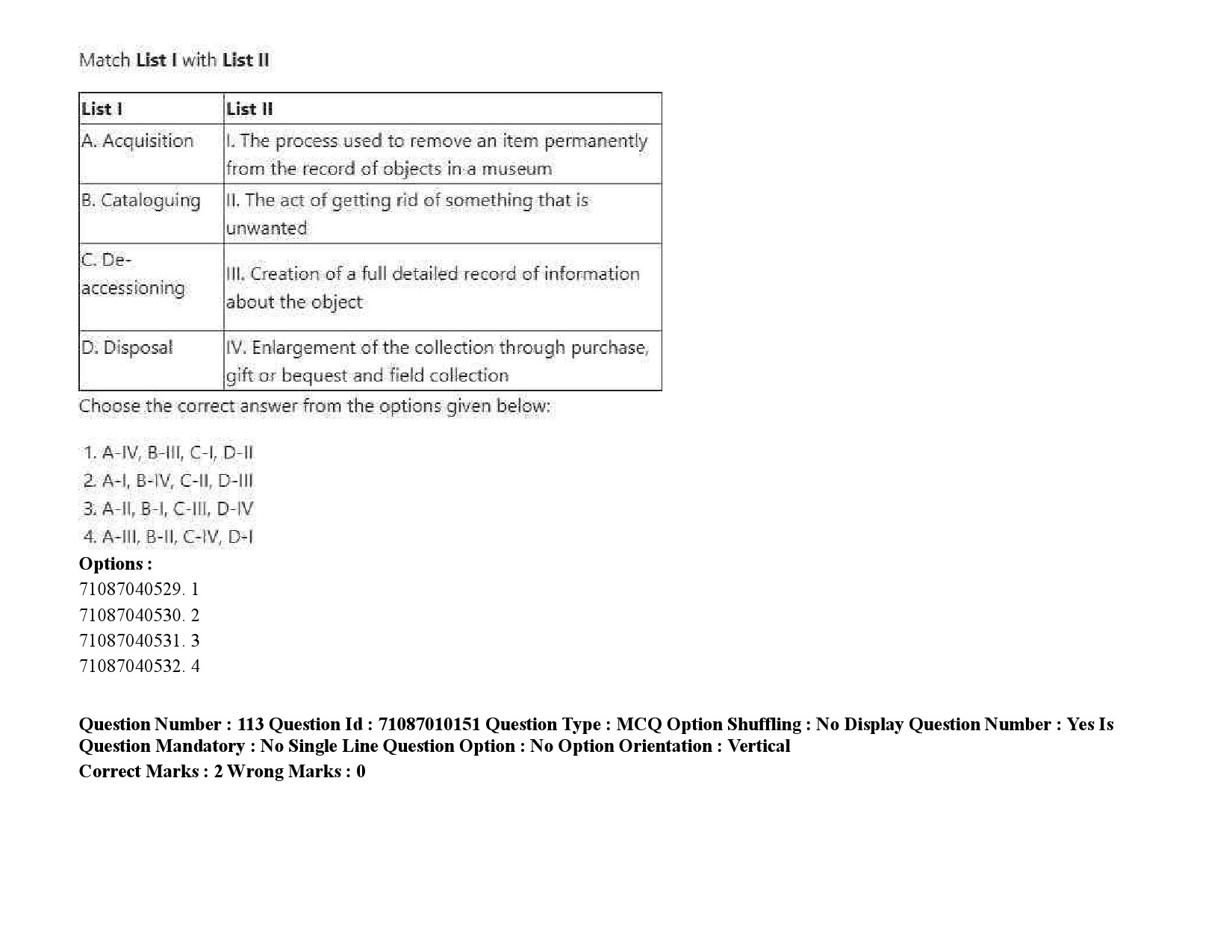 UGC NET Museology and Conservation Question Paper September 2020 168