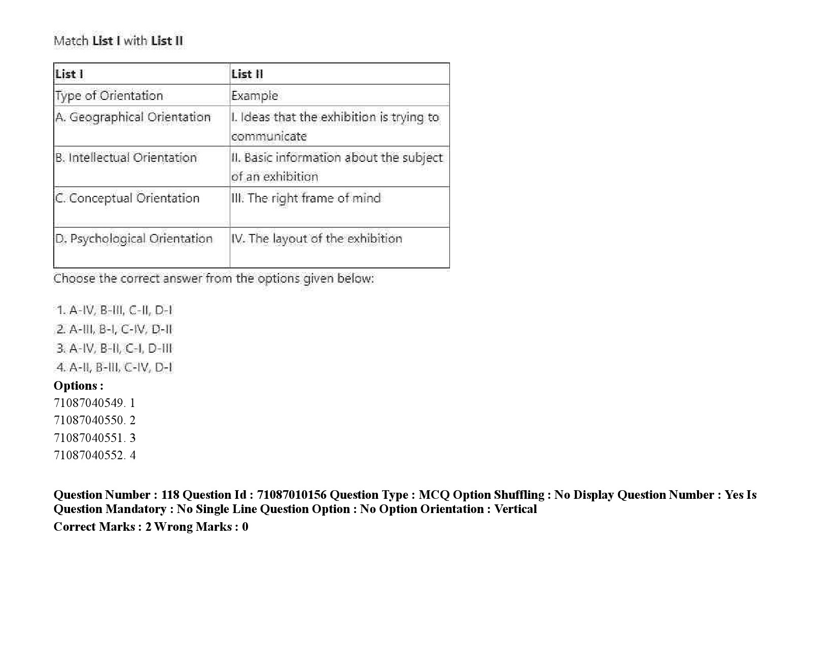 UGC NET Museology and Conservation Question Paper September 2020 178