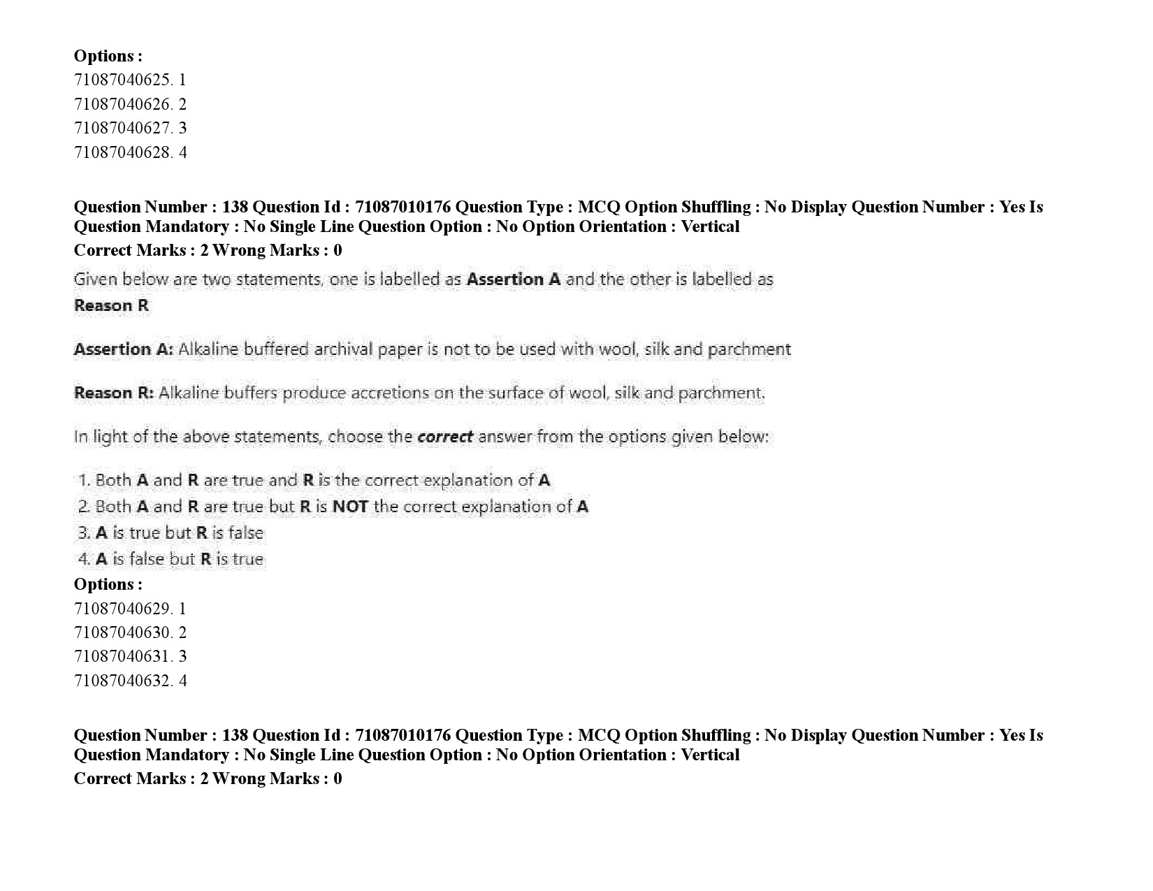 UGC NET Museology and Conservation Question Paper September 2020 217