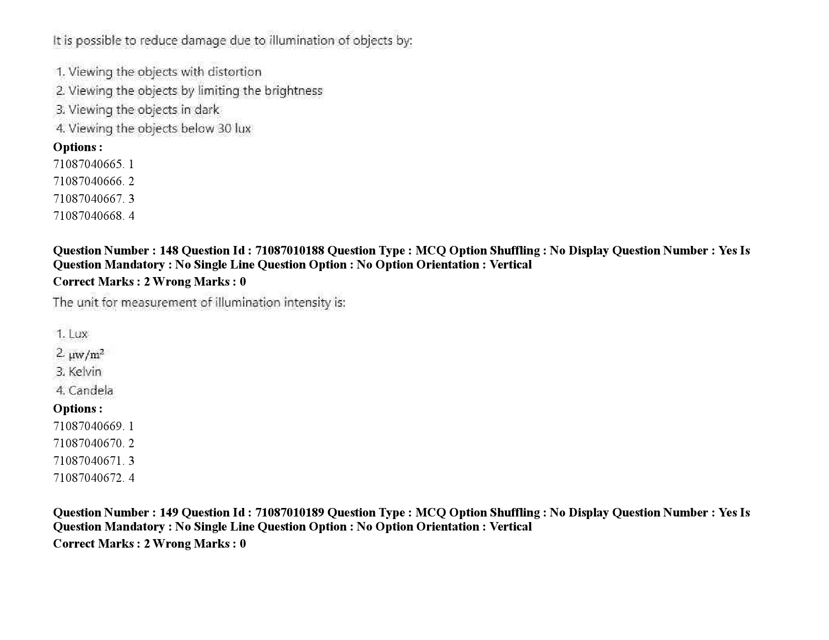 UGC NET Museology and Conservation Question Paper September 2020 231