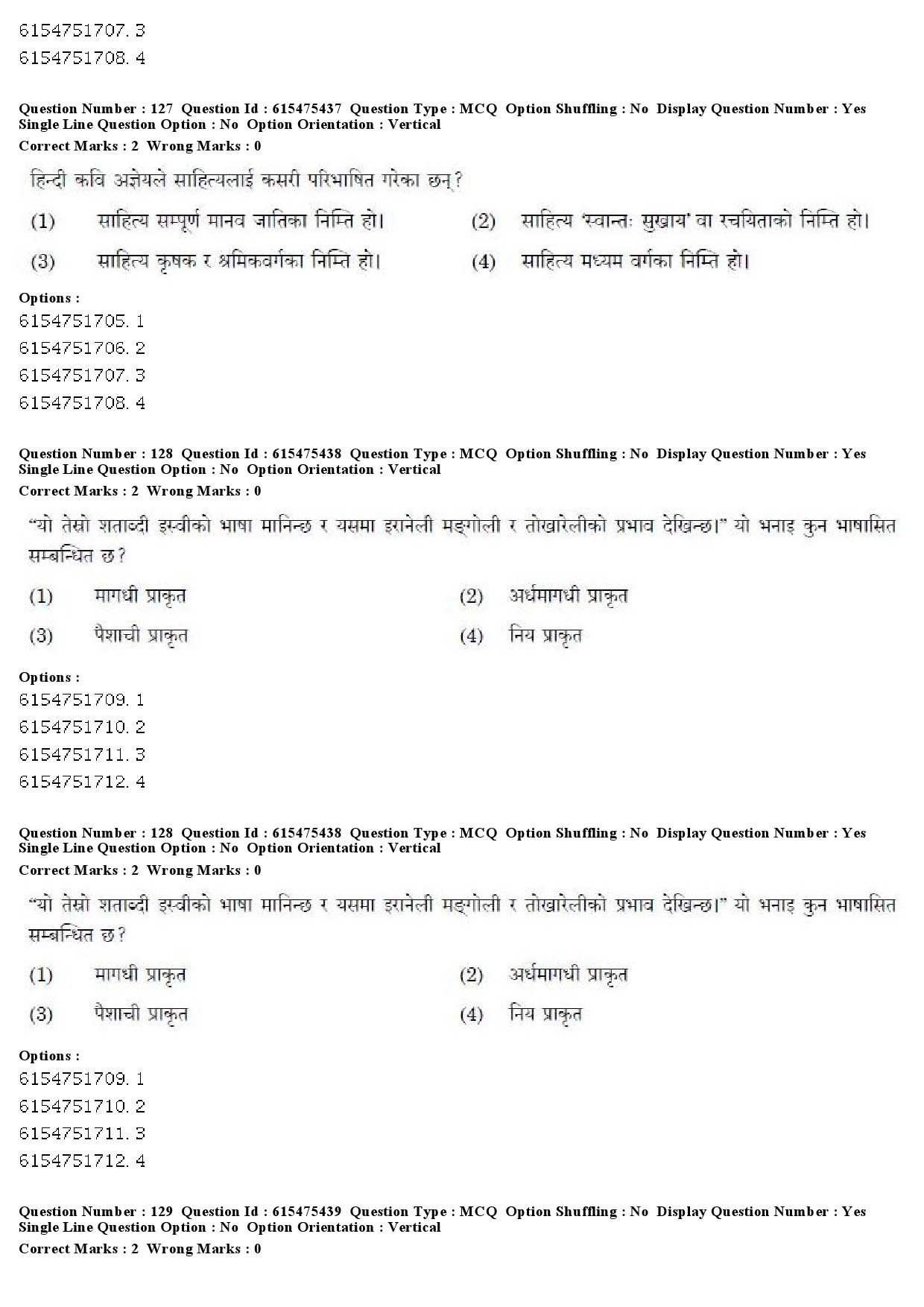 UGC NET Nepali Question Paper December 2019 101