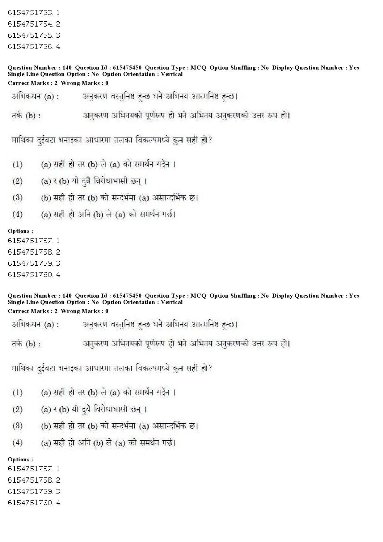 UGC NET Nepali Question Paper December 2019 110