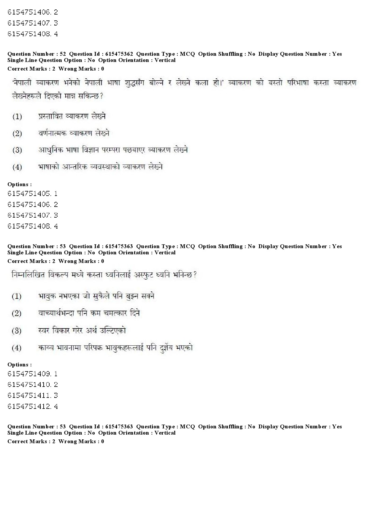 UGC NET Nepali Question Paper December 2019 48