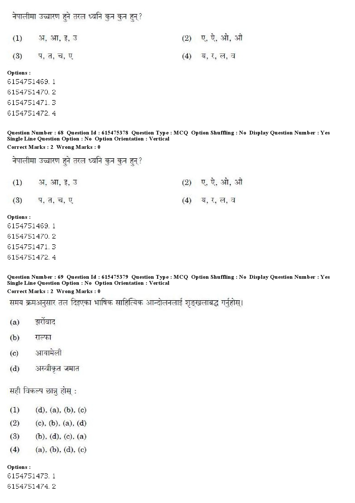 UGC NET Nepali Question Paper December 2019 59