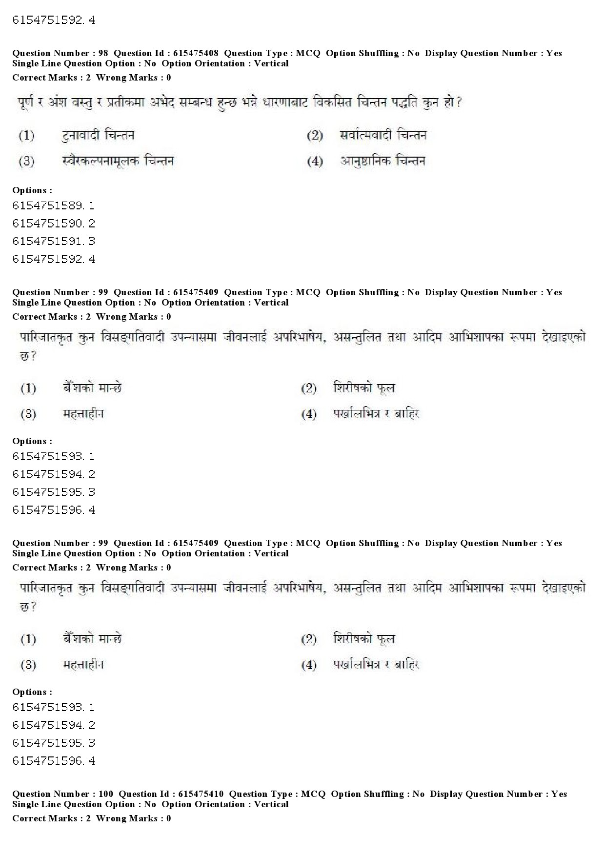 UGC NET Nepali Question Paper December 2019 81