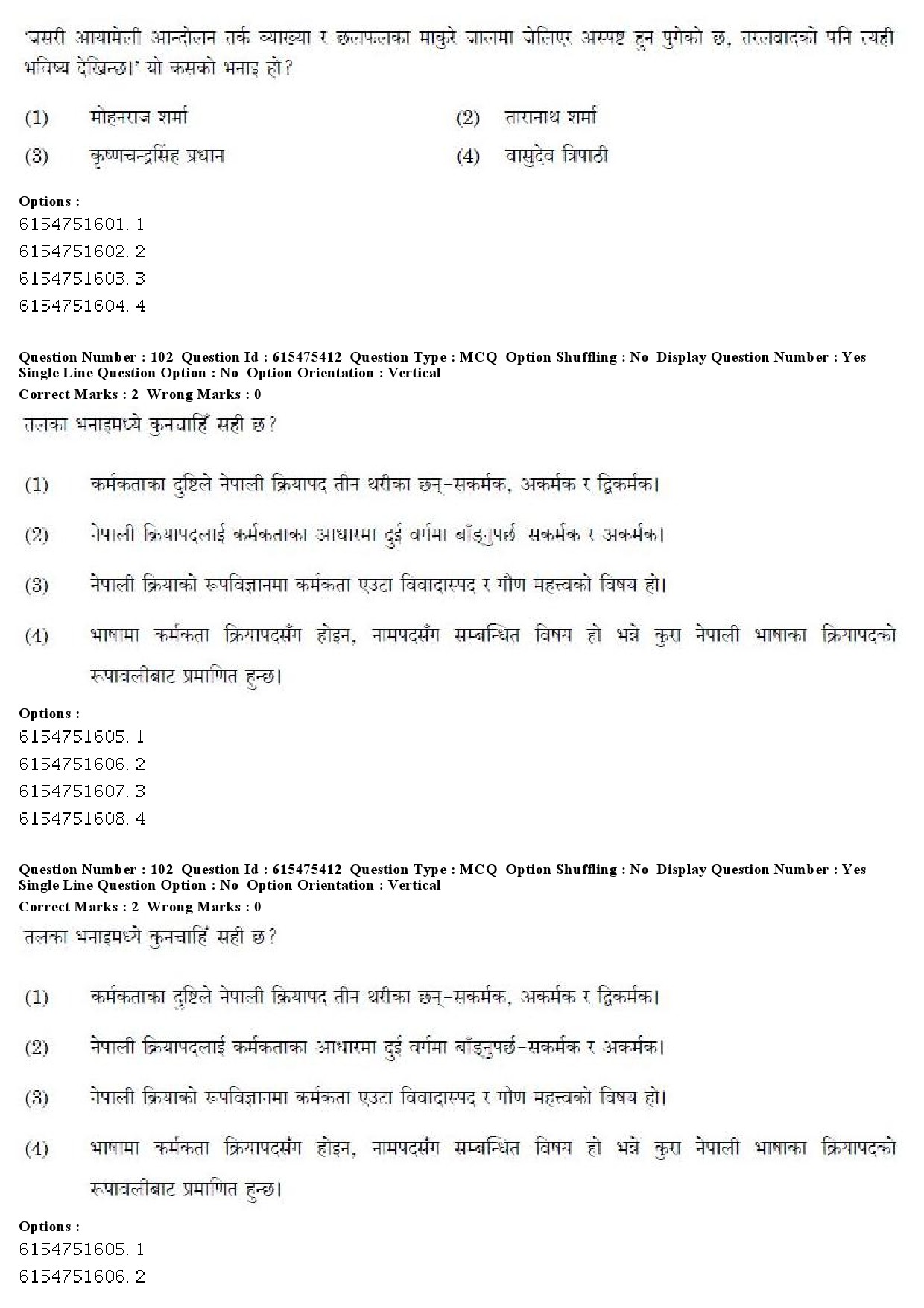 UGC NET Nepali Question Paper December 2019 83