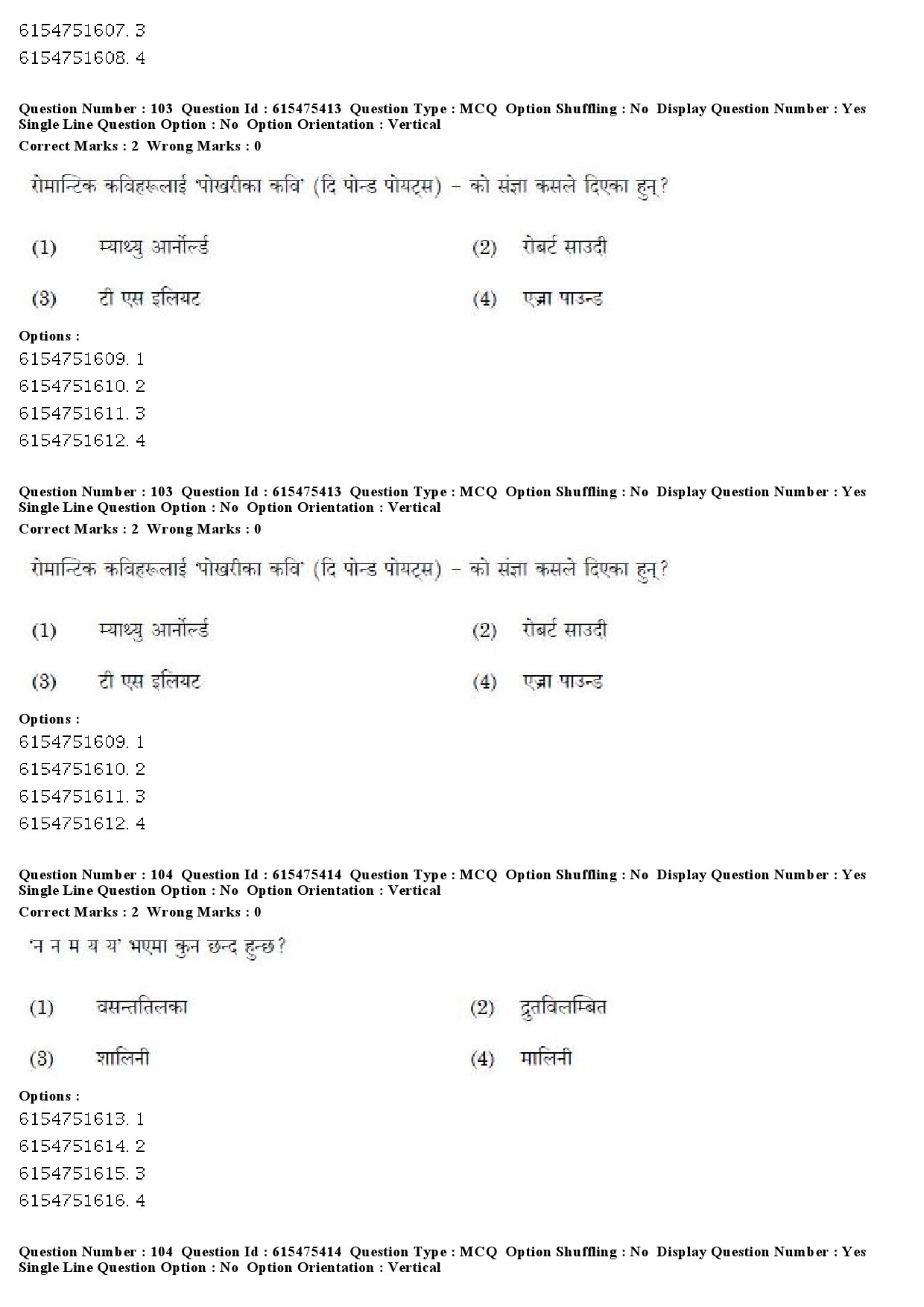 UGC NET Nepali Question Paper December 2019 84