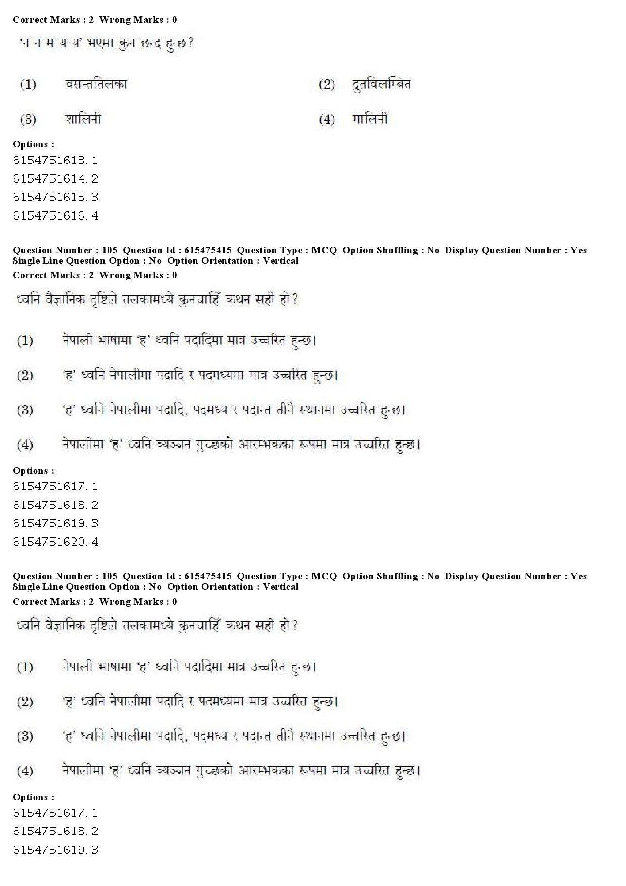 UGC NET Nepali Question Paper December 2019 85