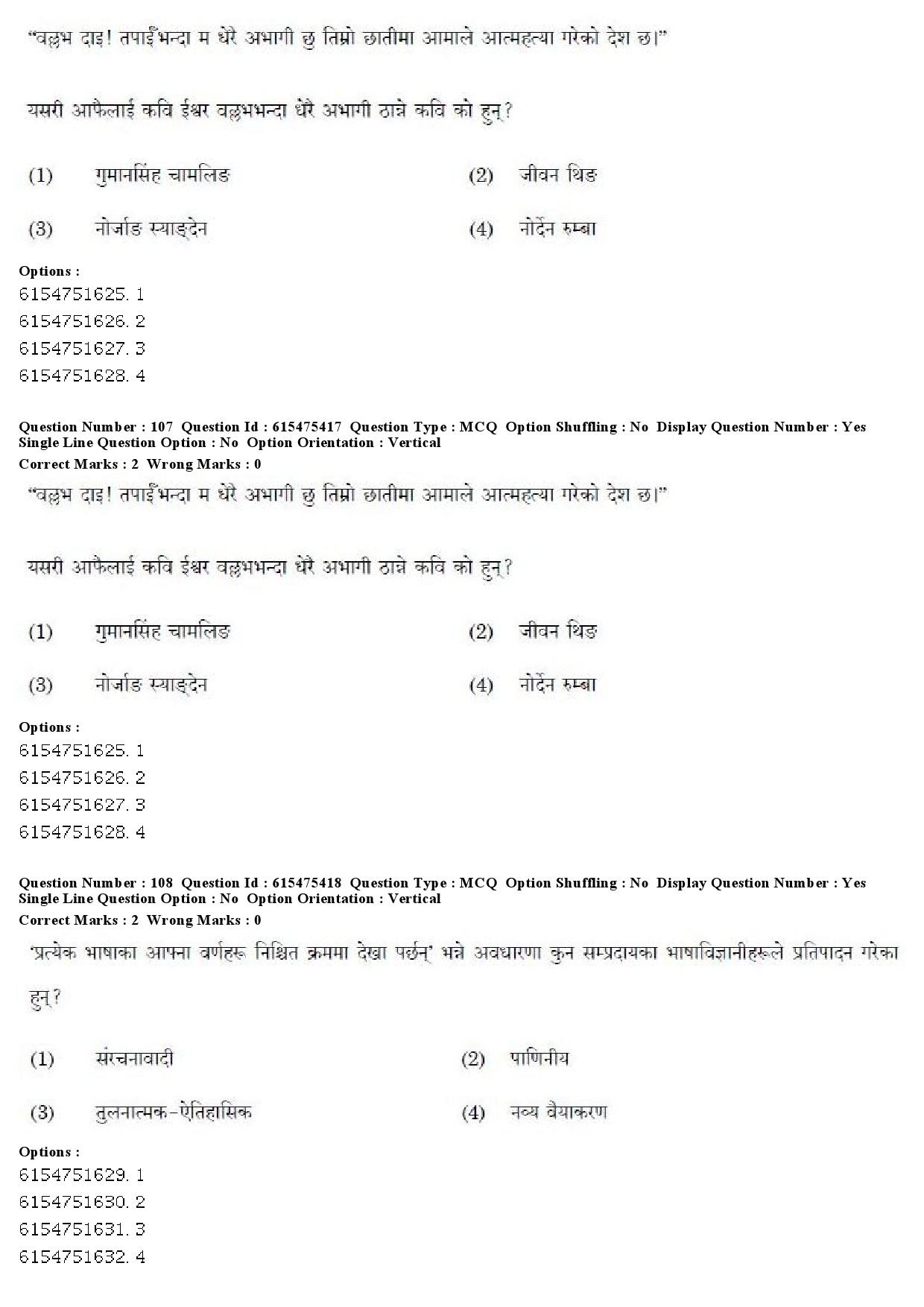 UGC NET Nepali Question Paper December 2019 87