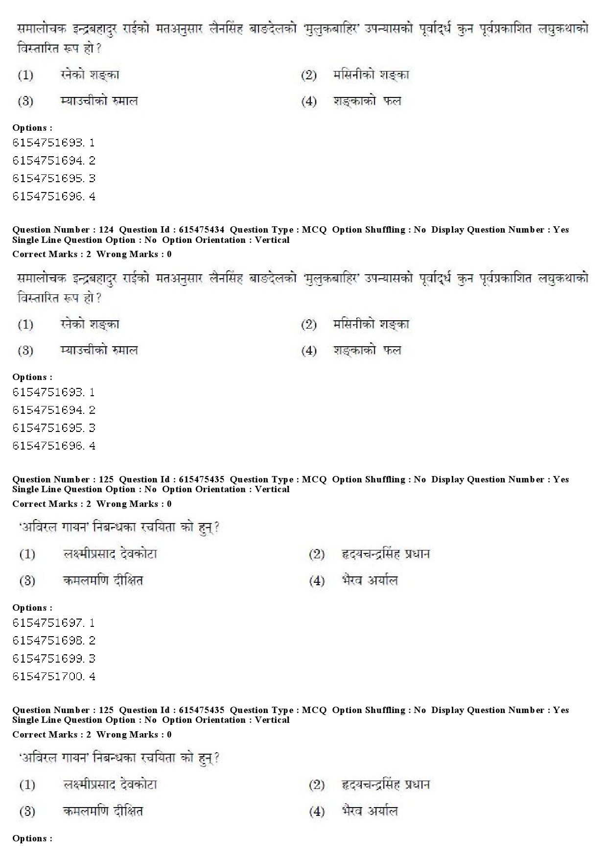 UGC NET Nepali Question Paper December 2019 99