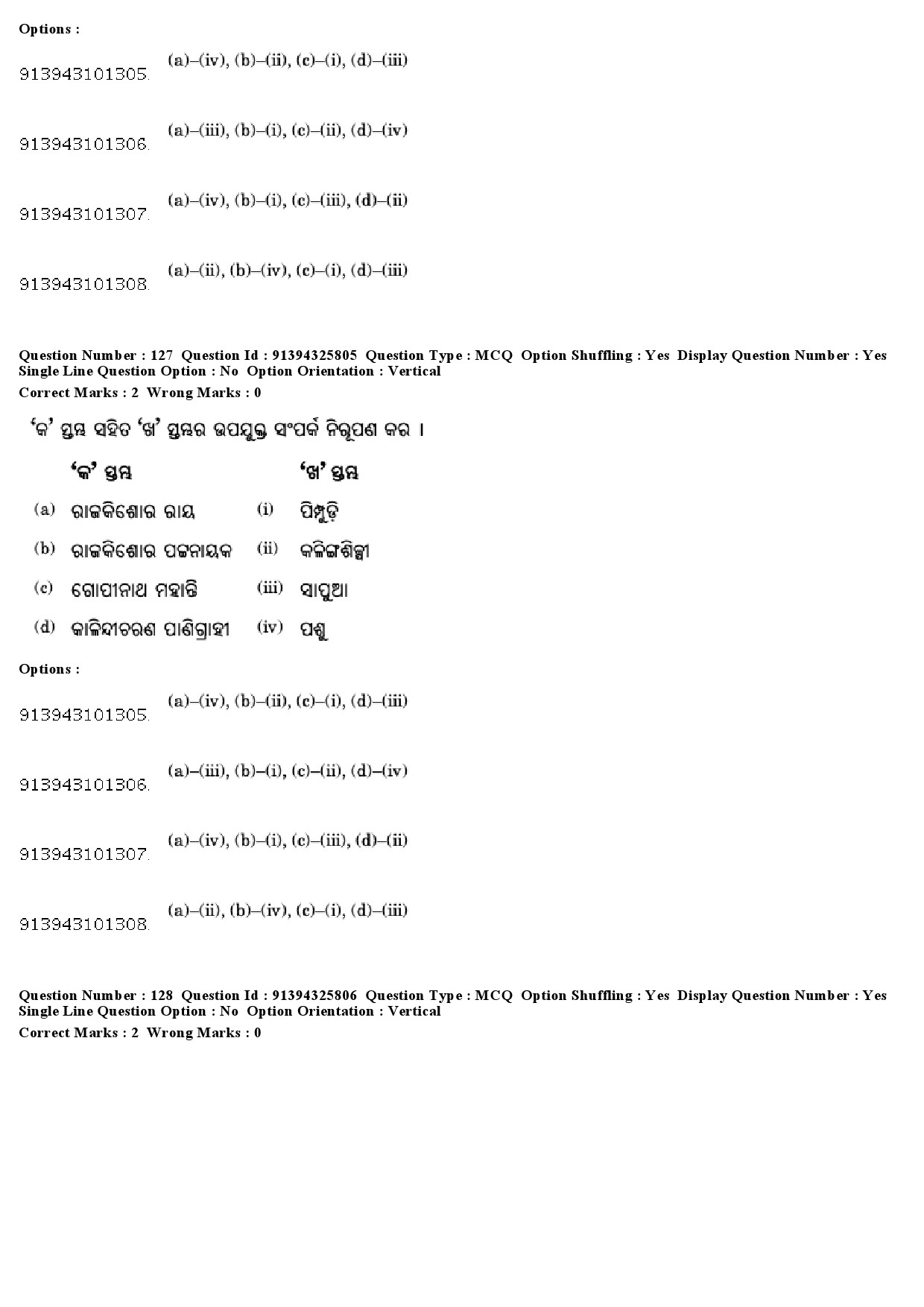 UGC NET Odia Question Paper December 2018 116