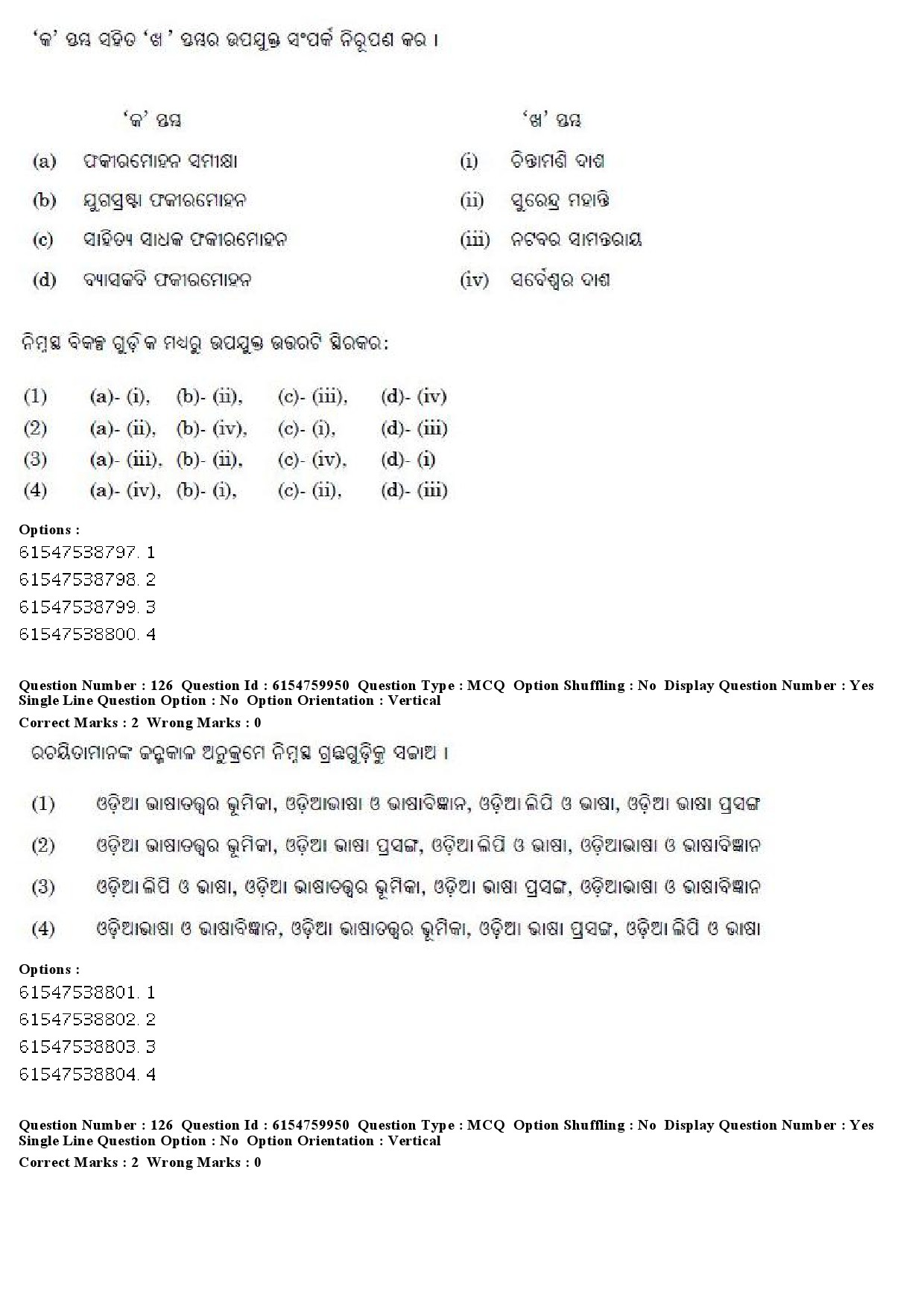 UGC NET Odia Question Paper December 2019 113