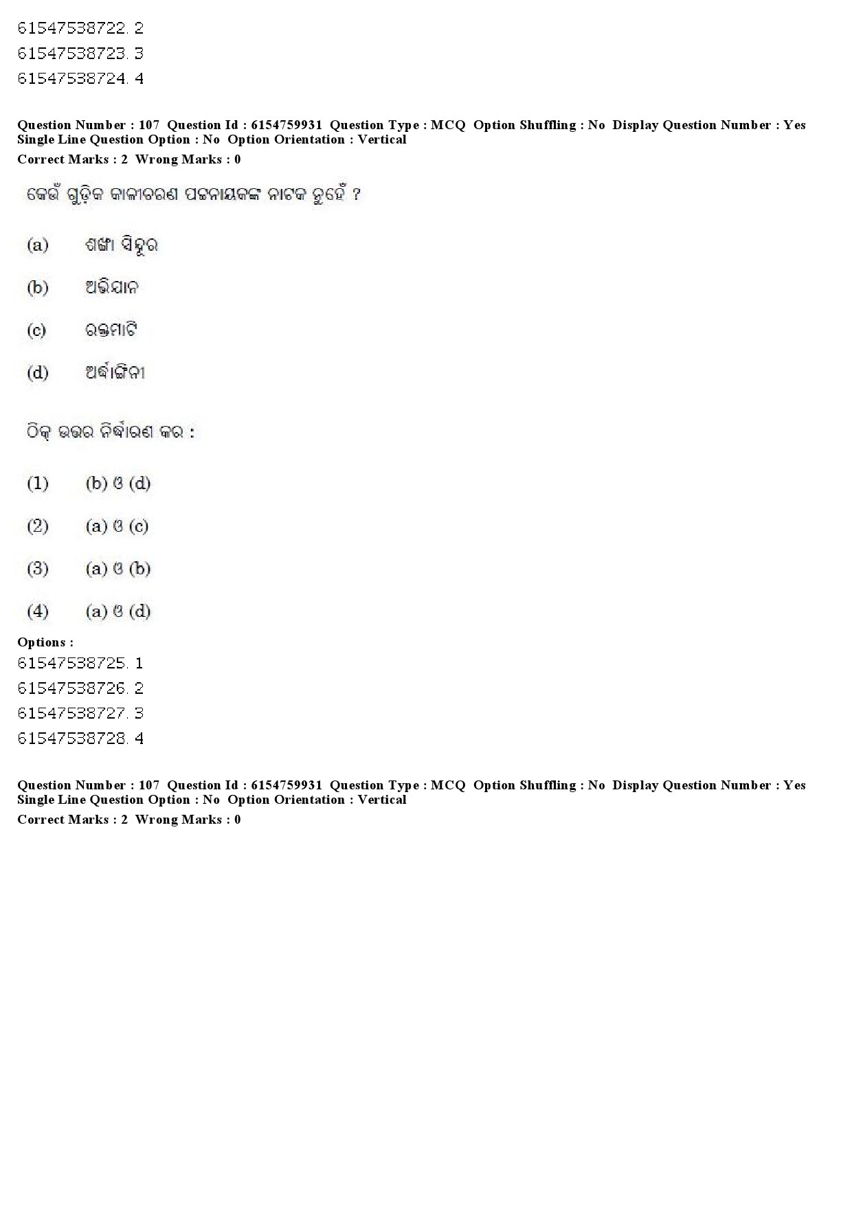 UGC NET Odia Question Paper December 2019 88