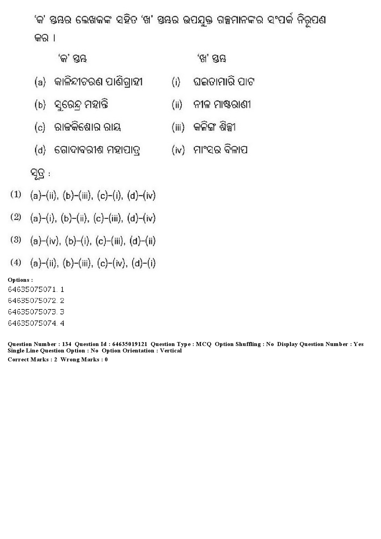 UGC NET Odia Question Paper June 2019 144