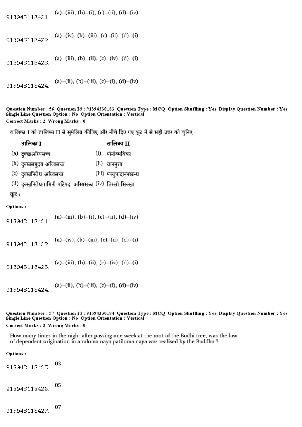 UGC NET Pali Question Paper December 2018 51