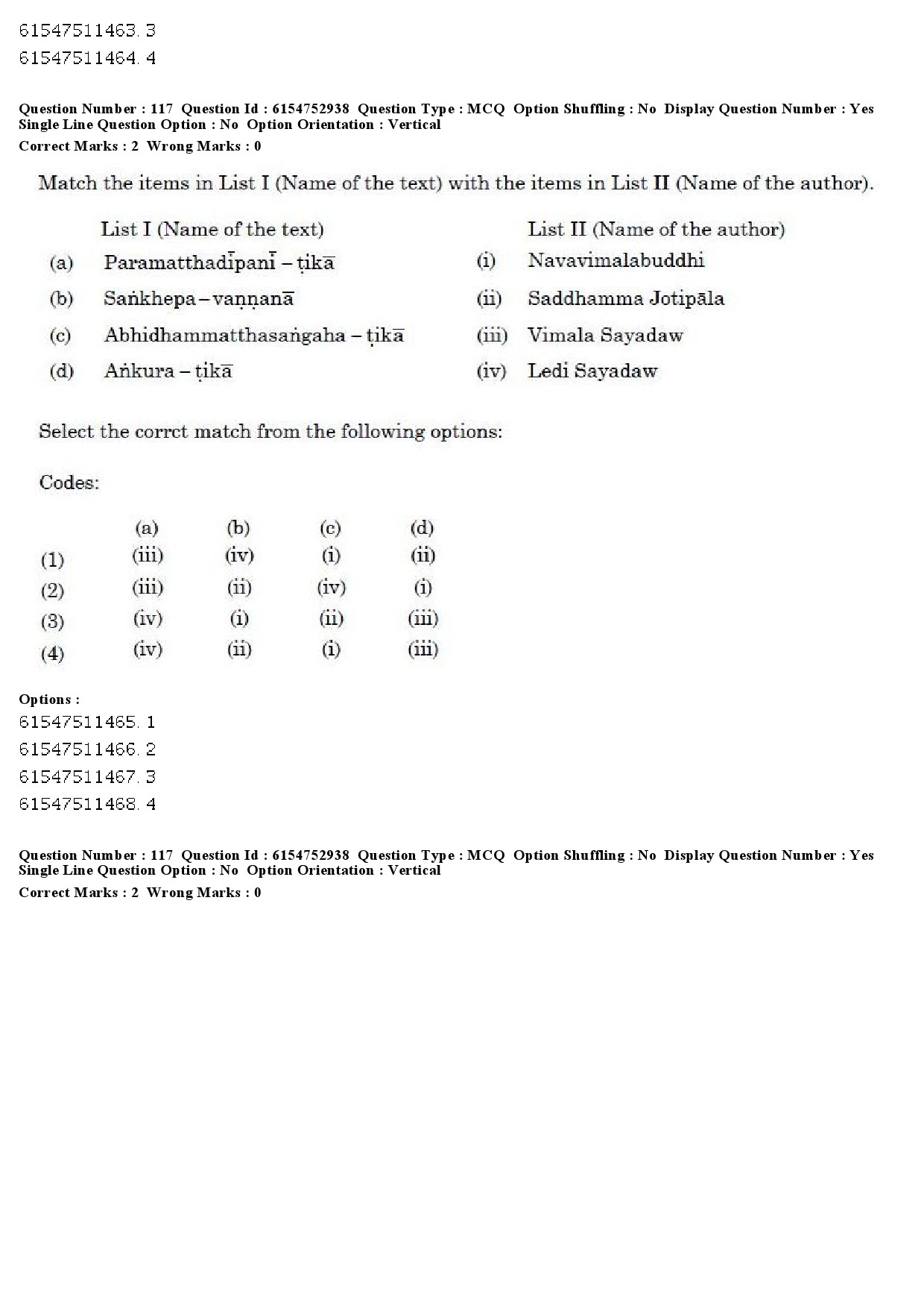 UGC NET Pali Question Paper December 2019 86