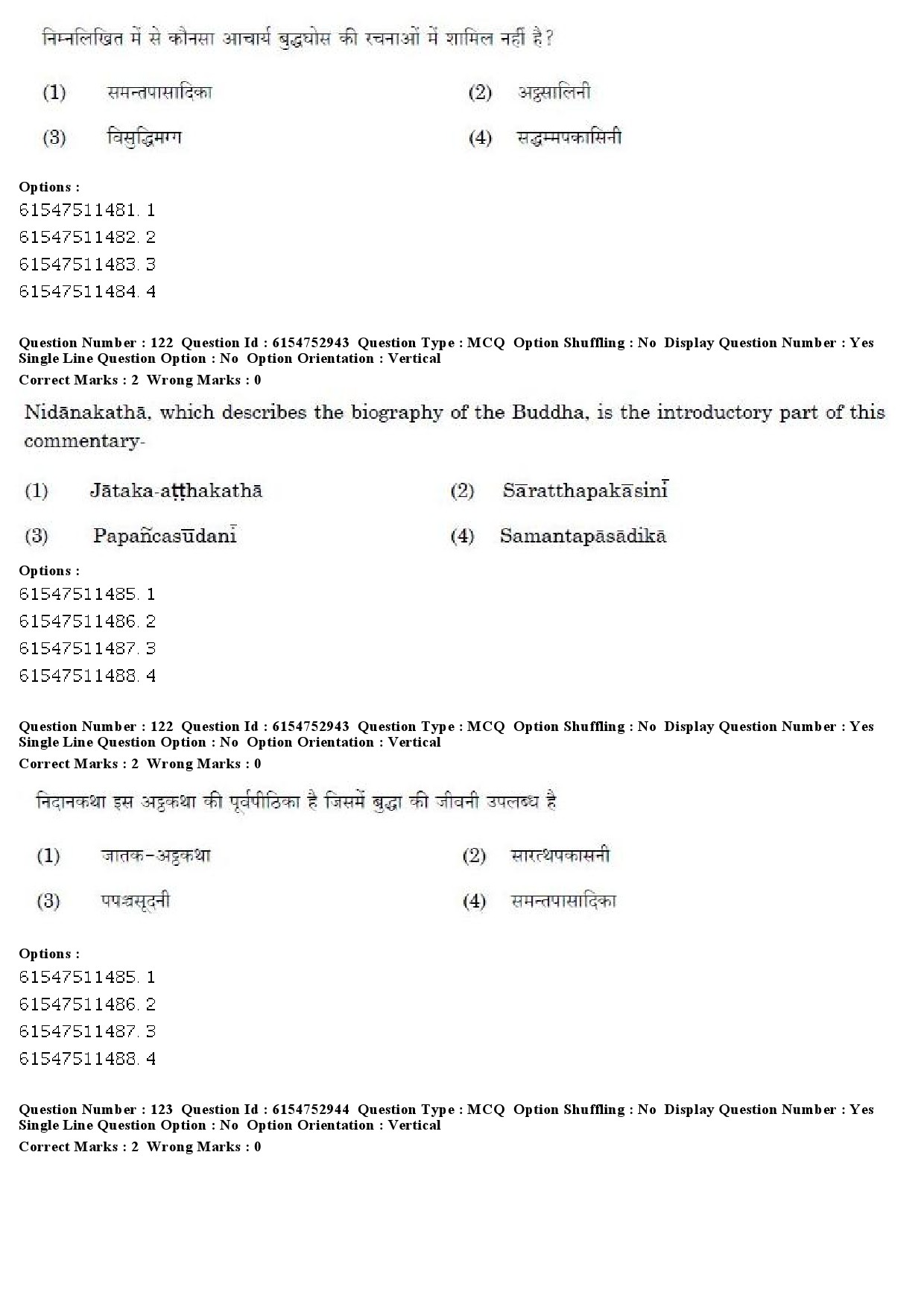 UGC NET Pali Question Paper December 2019 91