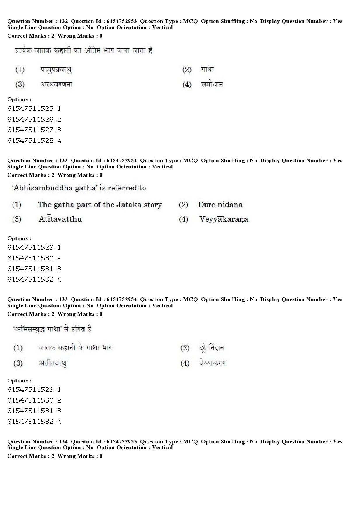 UGC NET Pali Question Paper December 2019 98