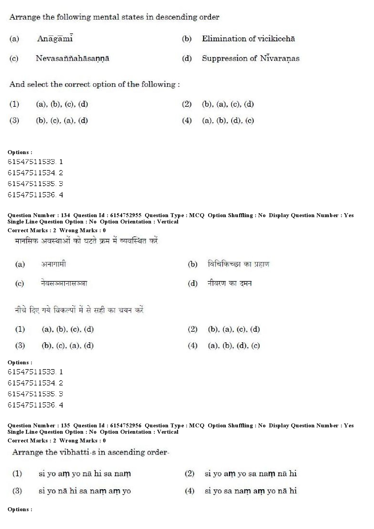 UGC NET Pali Question Paper December 2019 99