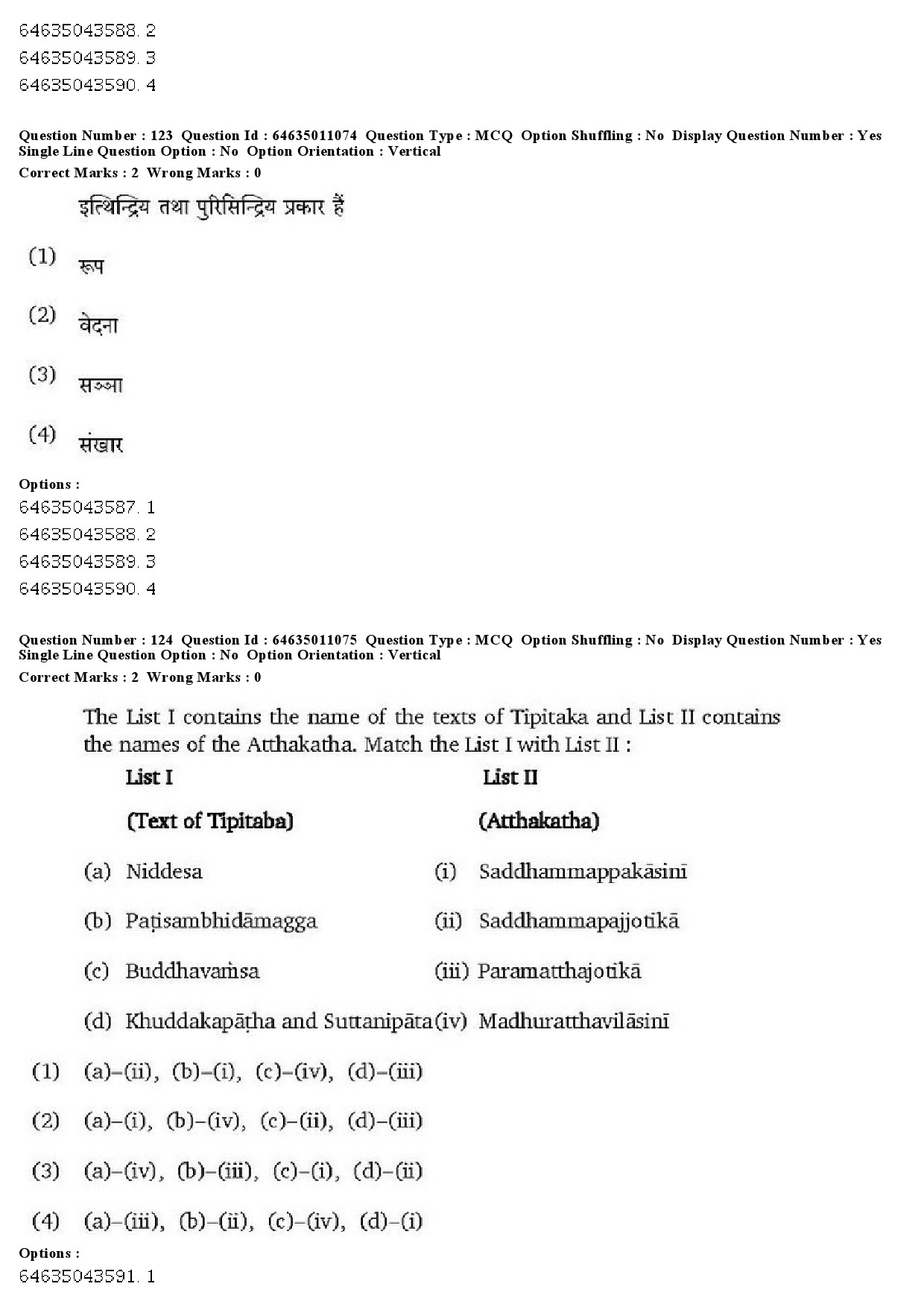 UGC NET Pali Question Paper June 2019 102