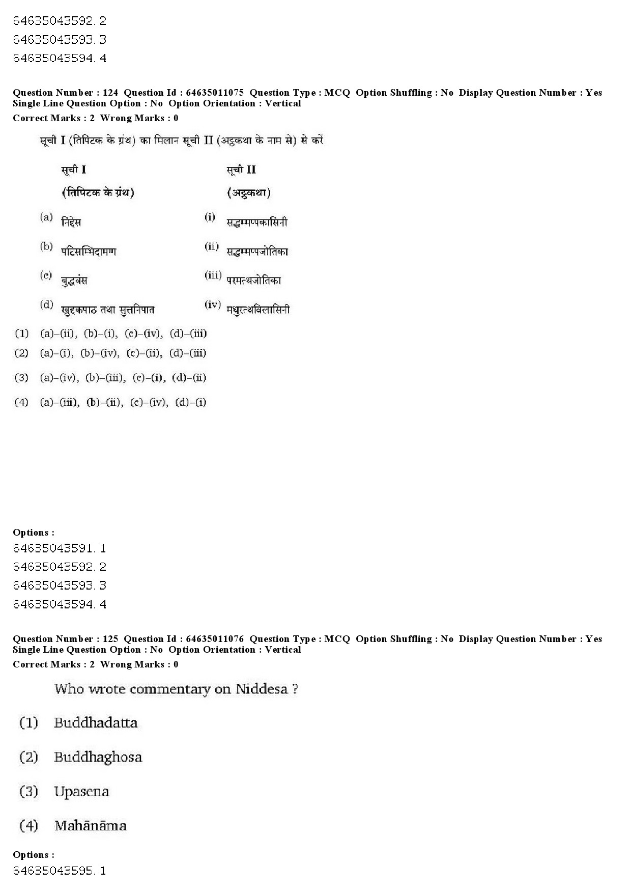 UGC NET Pali Question Paper June 2019 103