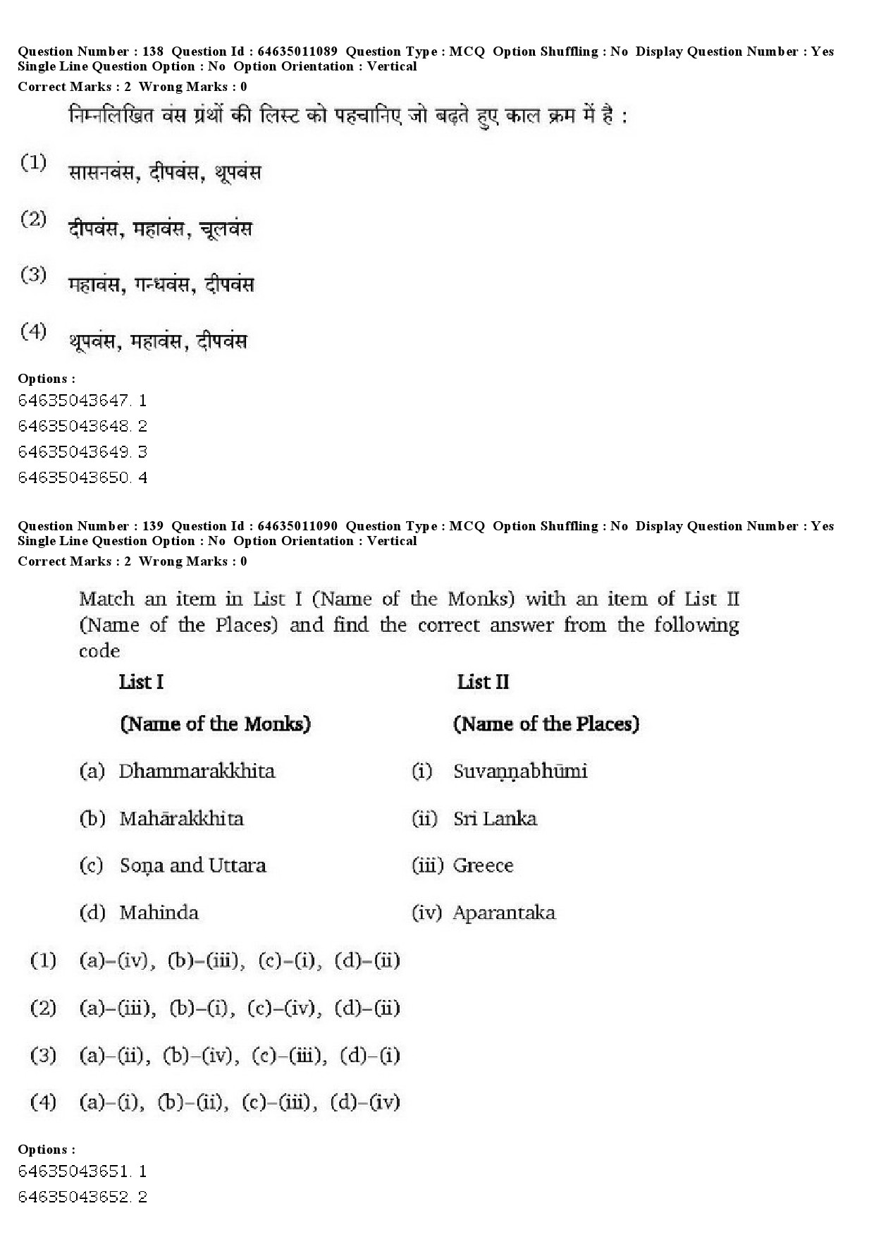 UGC NET Pali Question Paper June 2019 115