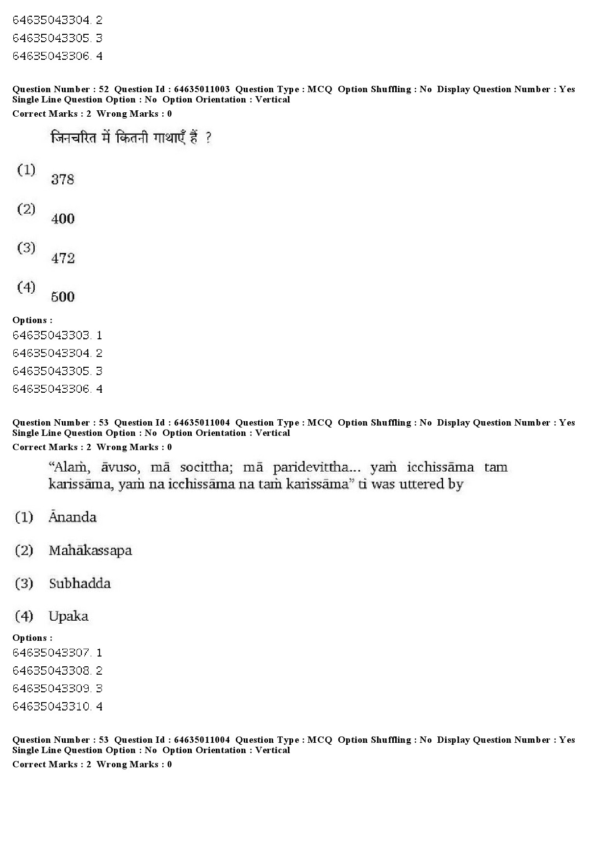 UGC NET Pali Question Paper June 2019 35