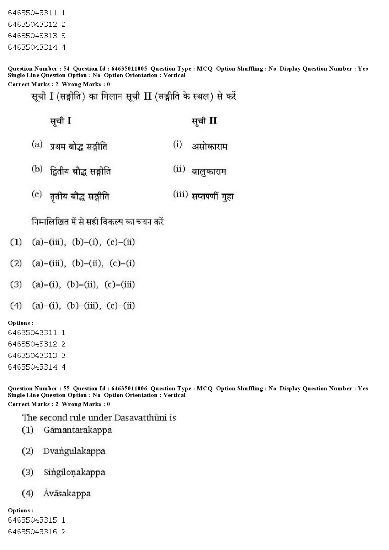 UGC NET Pali Question Paper June 2019 37