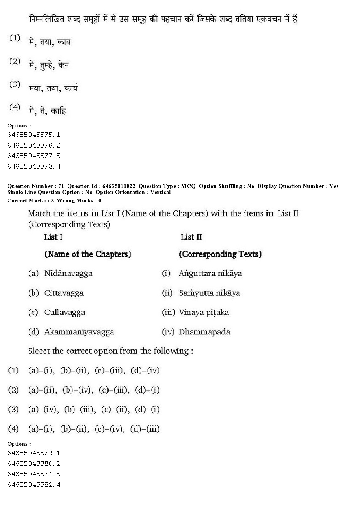 UGC NET Pali Question Paper June 2019 52