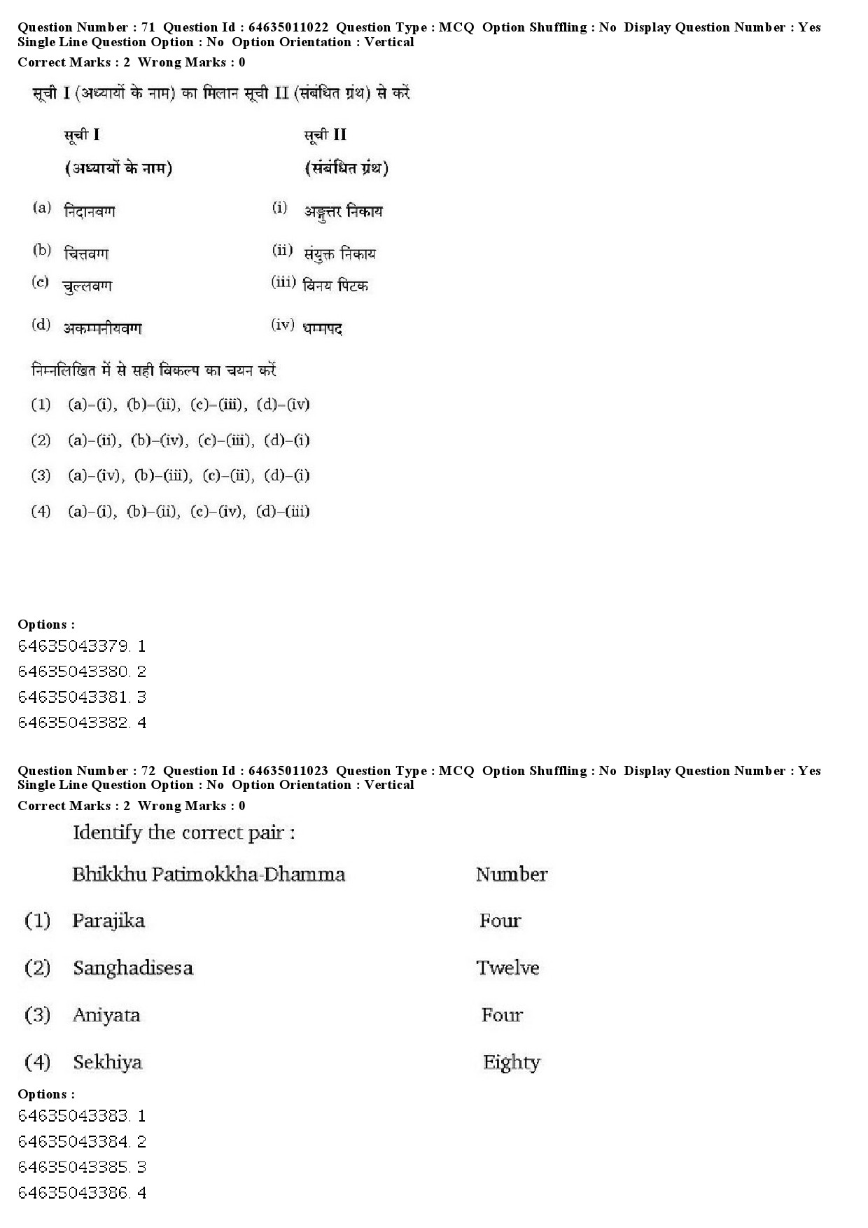 UGC NET Pali Question Paper June 2019 53