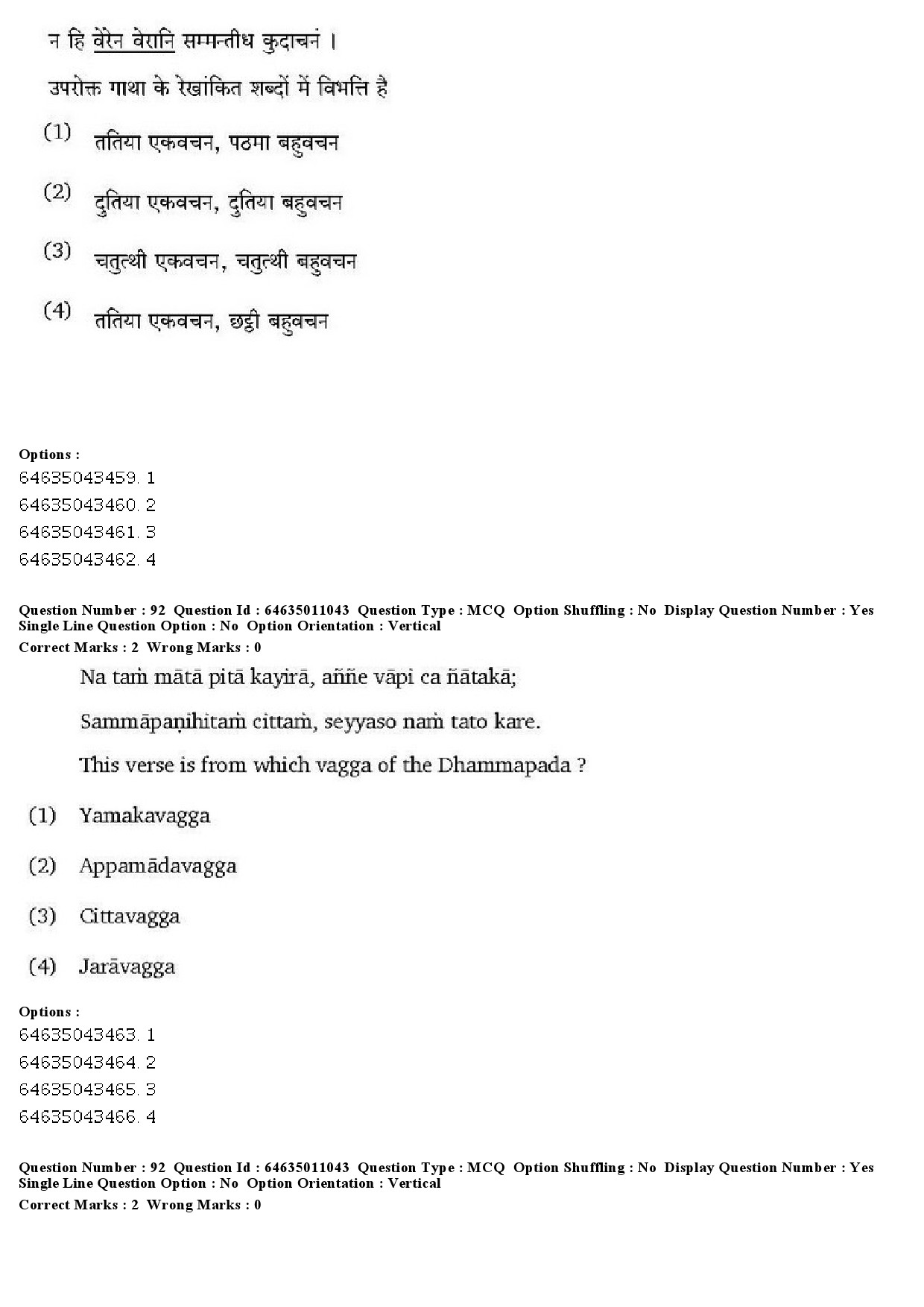 UGC NET Pali Question Paper June 2019 71