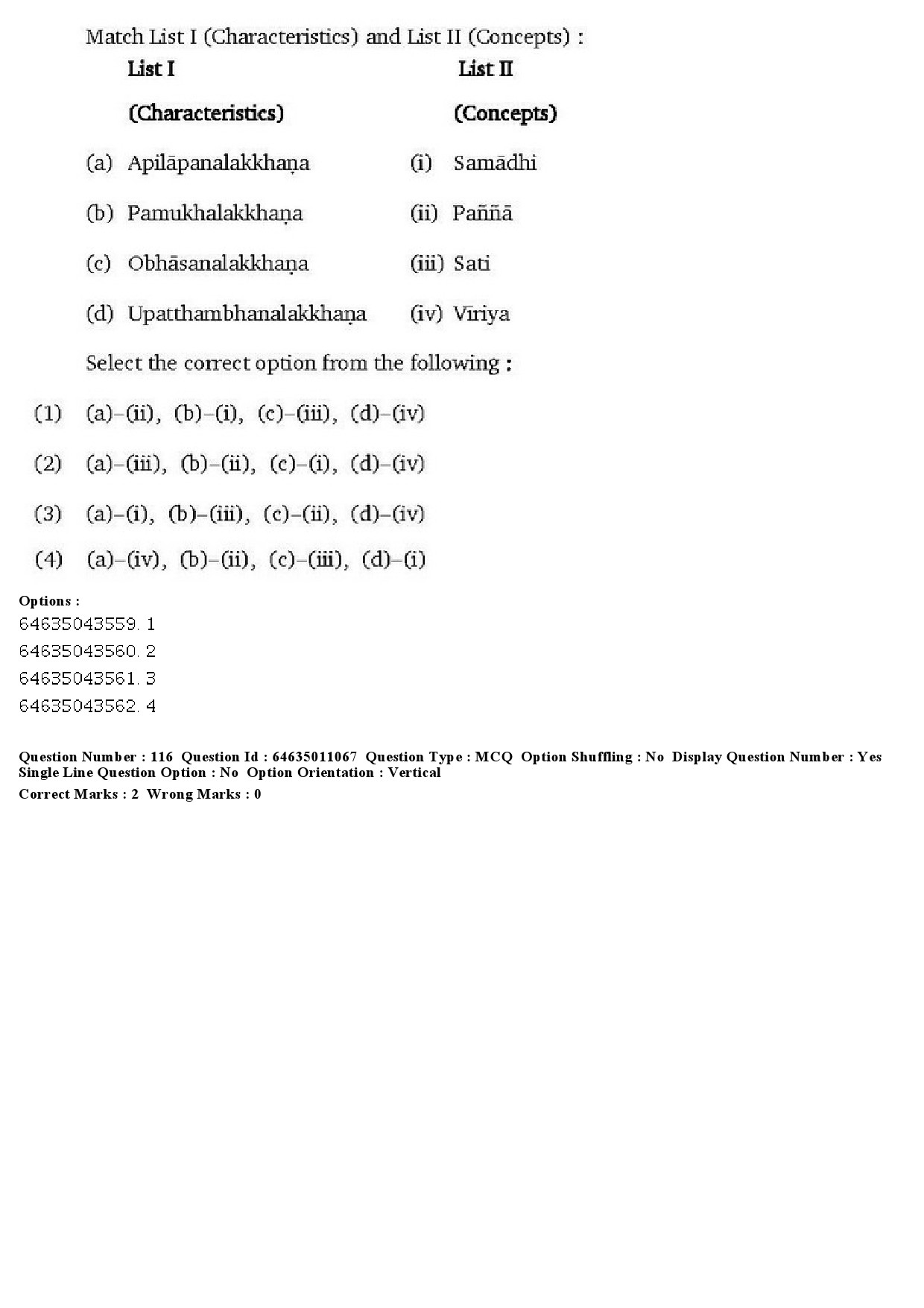 UGC NET Pali Question Paper June 2019 95