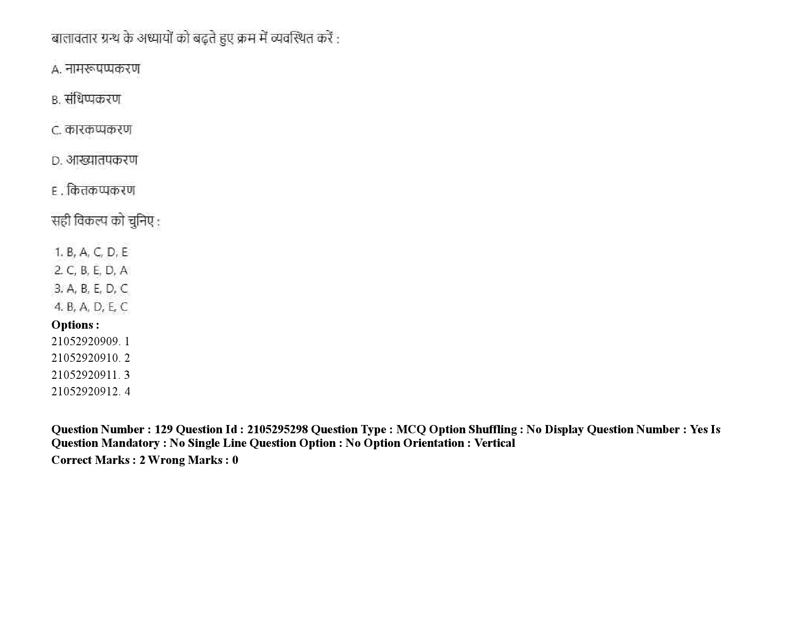 UGC NET Pali Question Paper September 2020 190