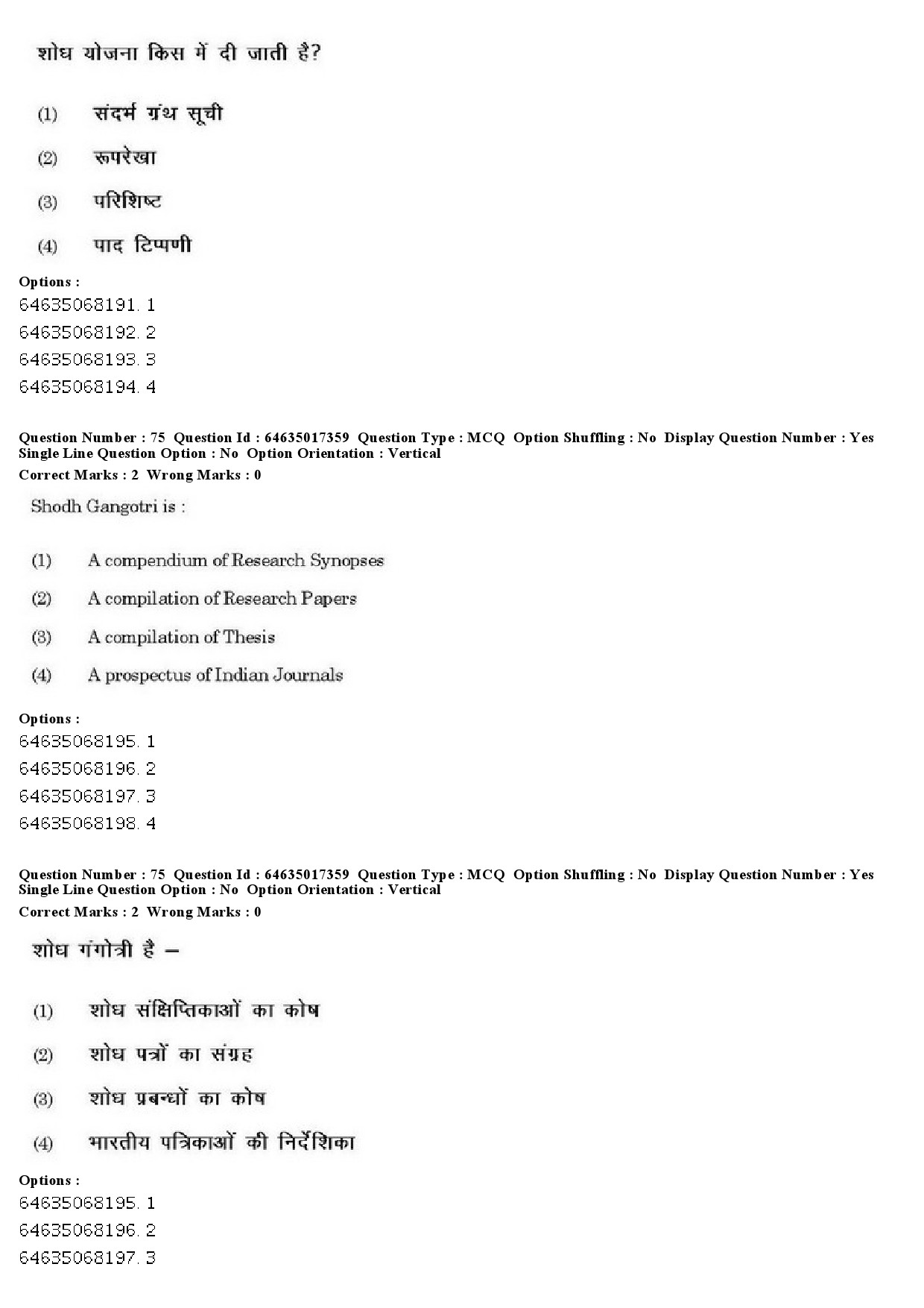 UGC NET Percussion Instruments Question Paper June 2019 66