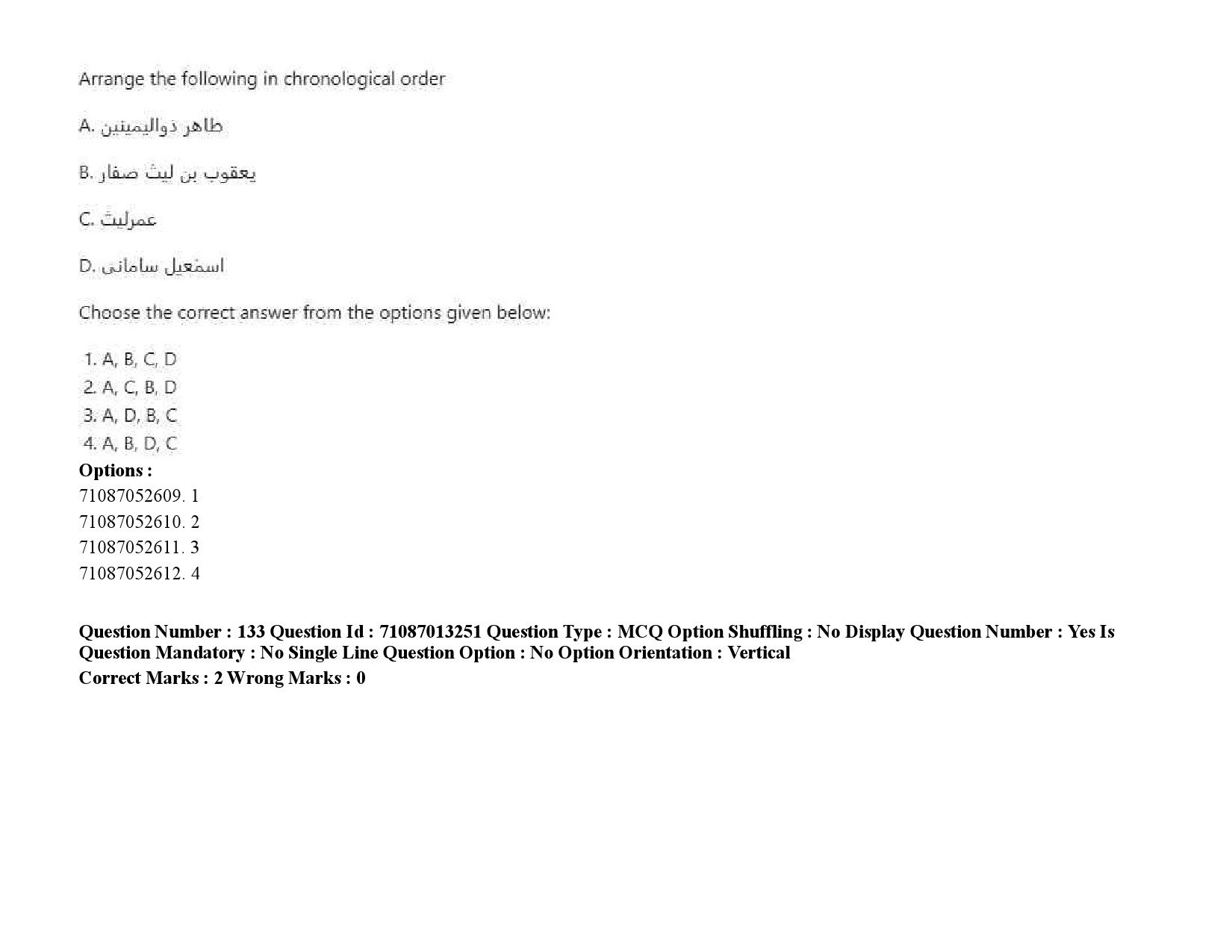 UGC NET Persian Question Paper September 2020 203