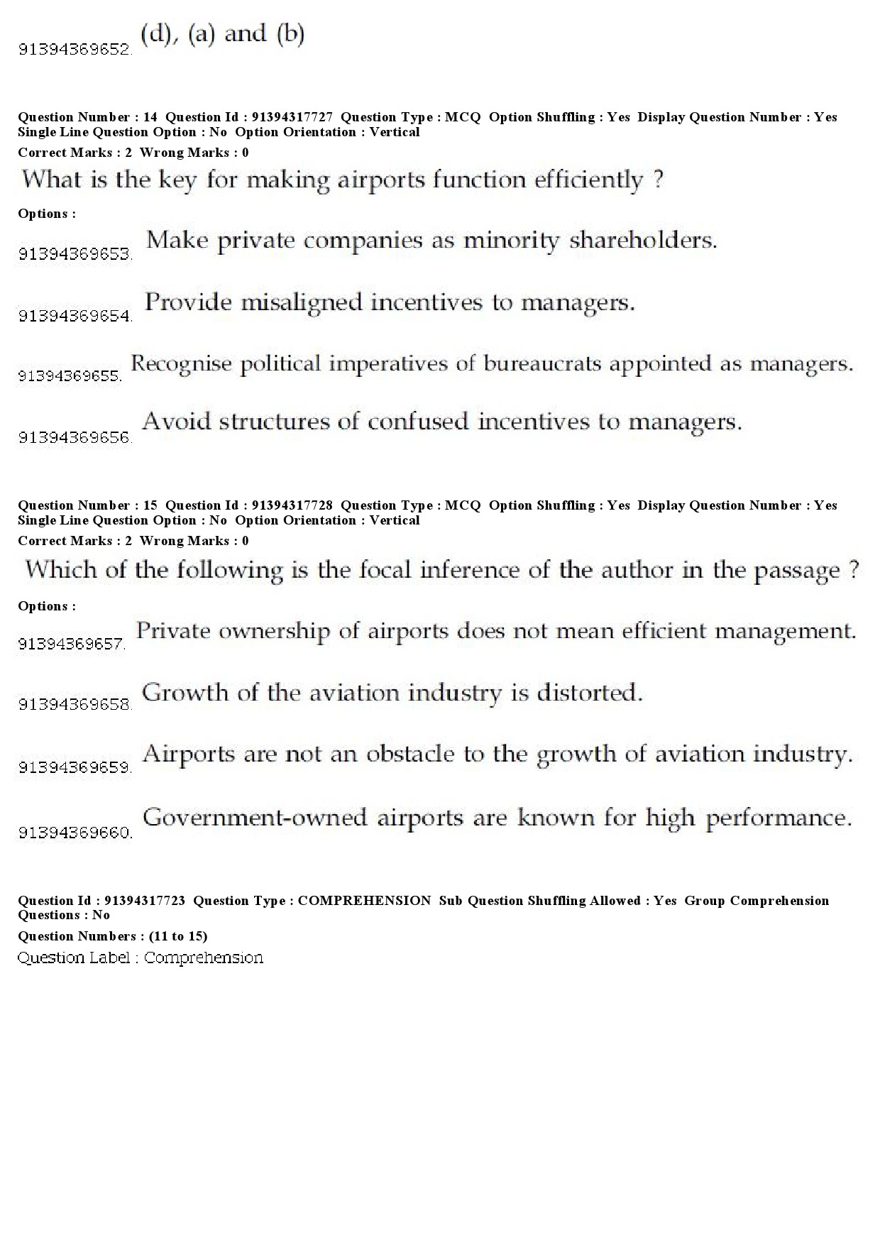 UGC NET Philosophy Question Paper December 2018 11