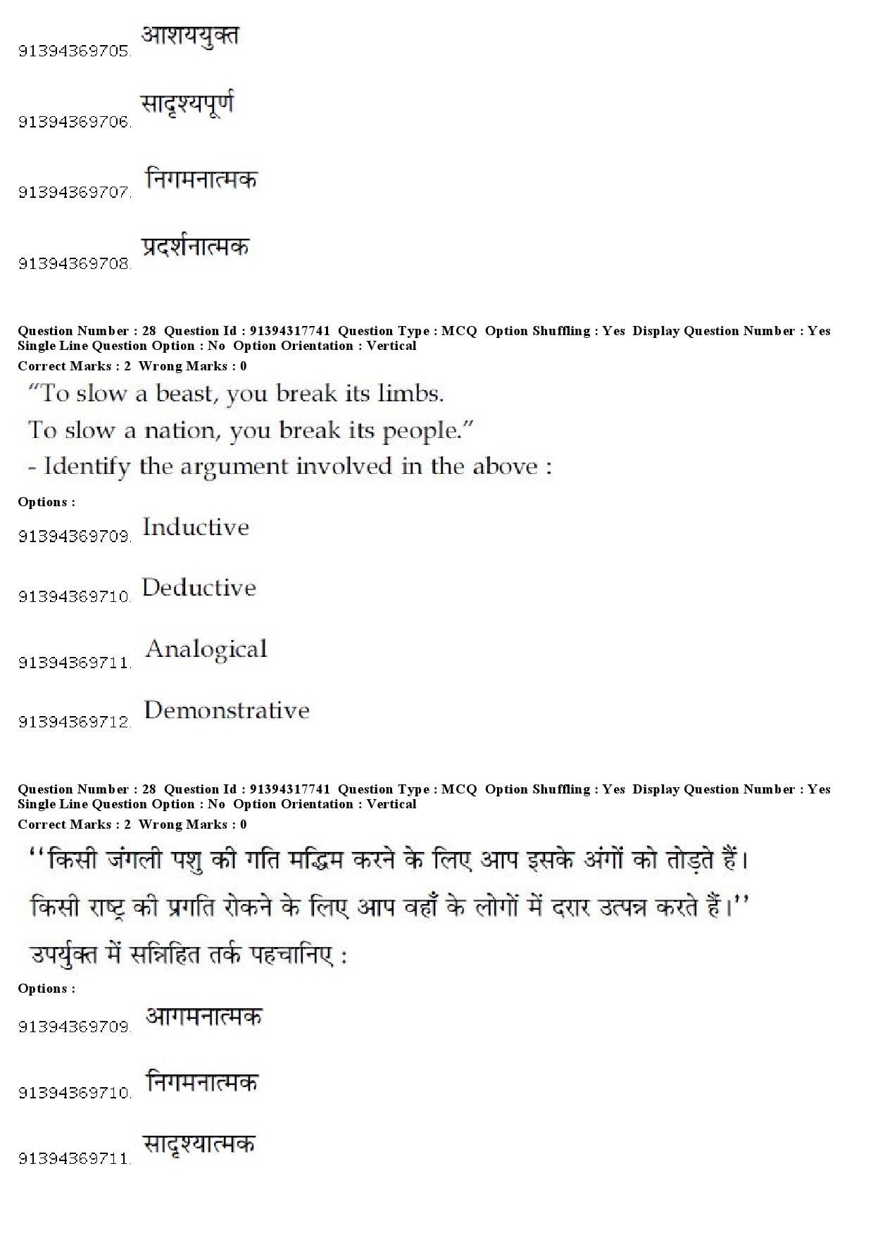 UGC NET Philosophy Question Paper December 2018 24