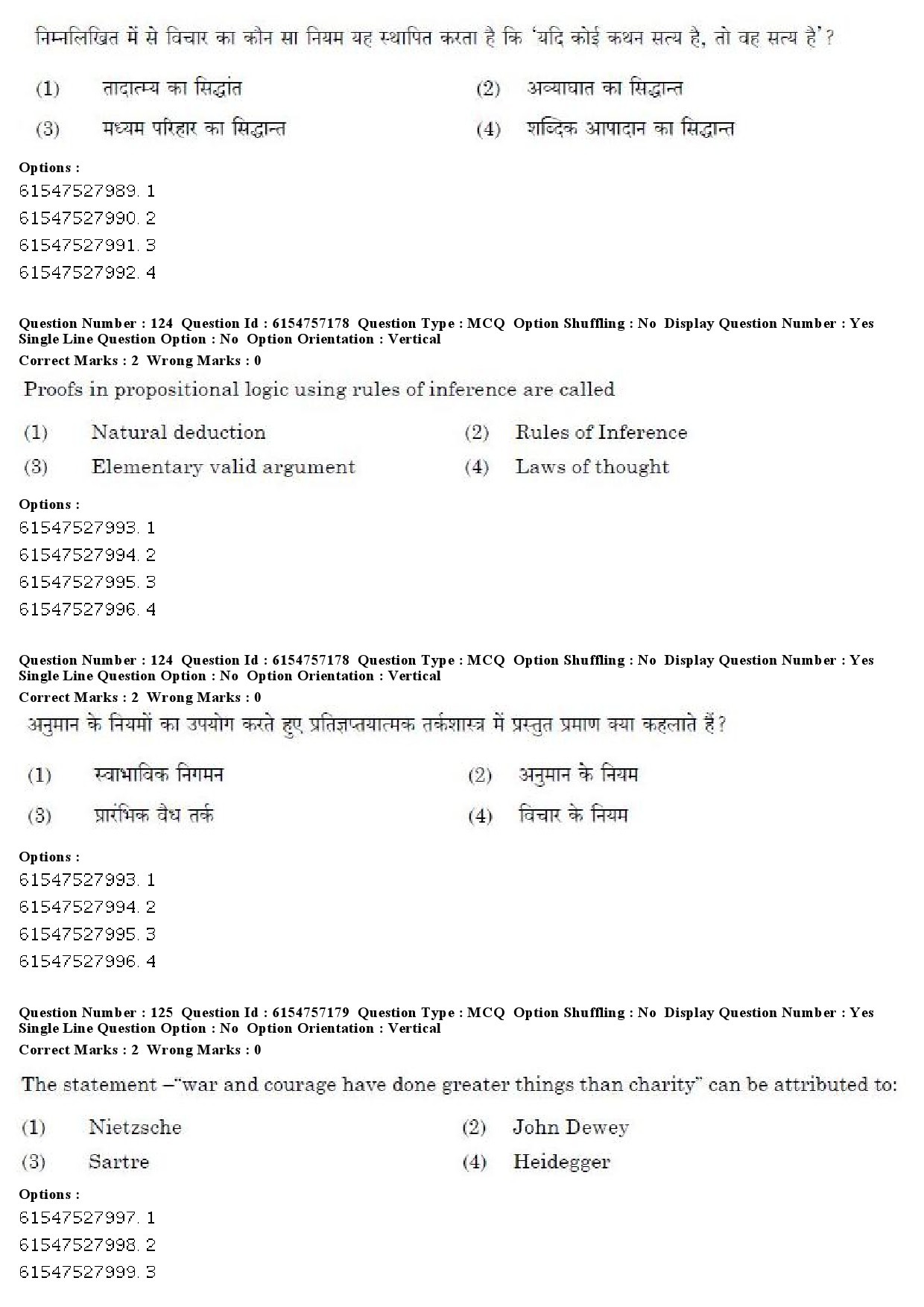 UGC NET Philosophy Question Paper December 2019 118